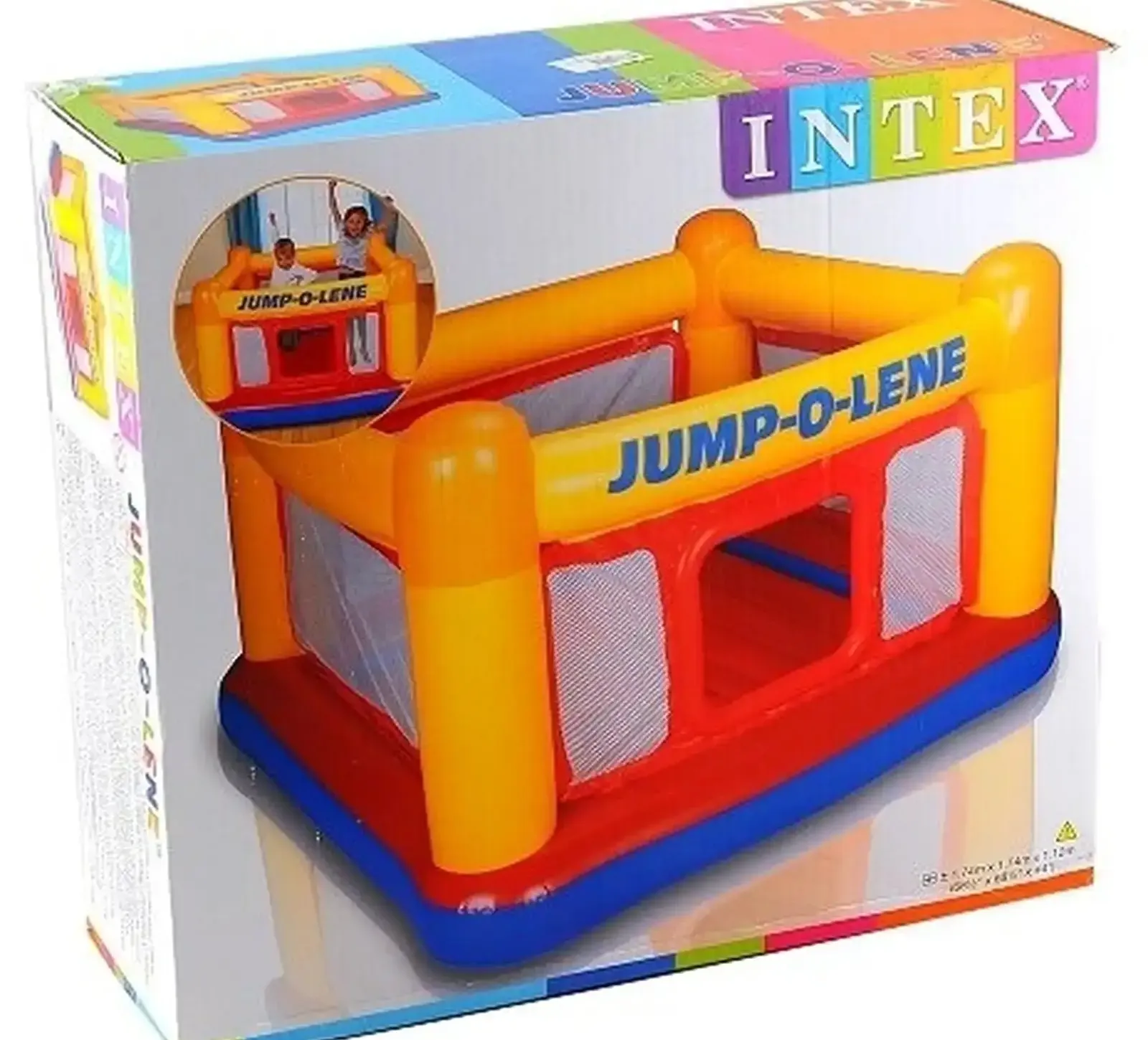 Игровой центр-батут Intex 48260NP Playhouse Jump-O-Lene Для детей