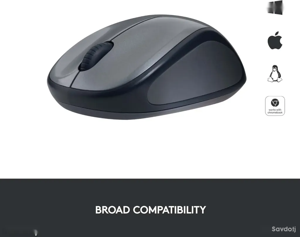 Беспроводная мышь Logitech M235 Wireless Mouse 1000 DPI Graphite
