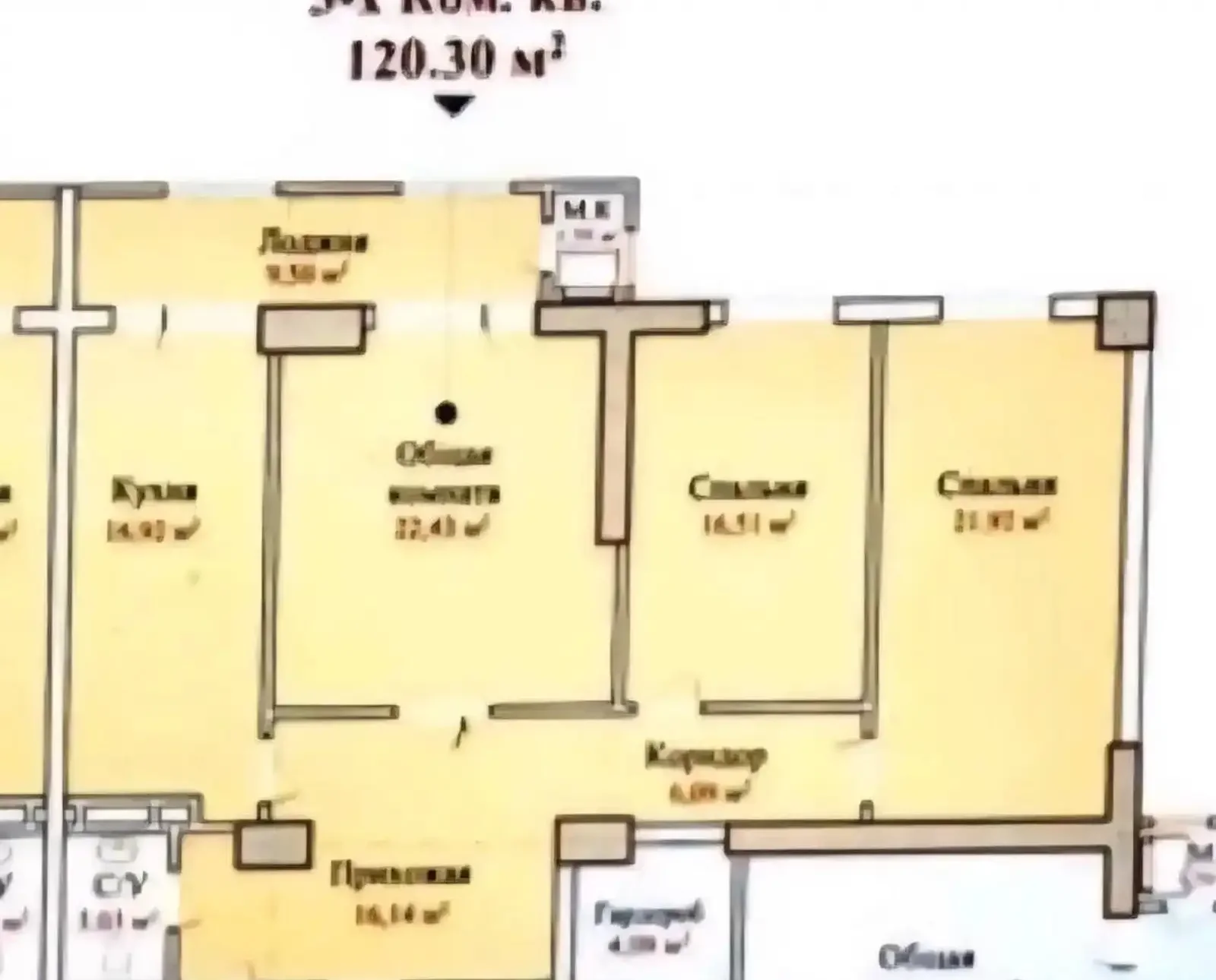 3-комн. квартира, 15 этаж, 120 м², Шохмансур — фото 4