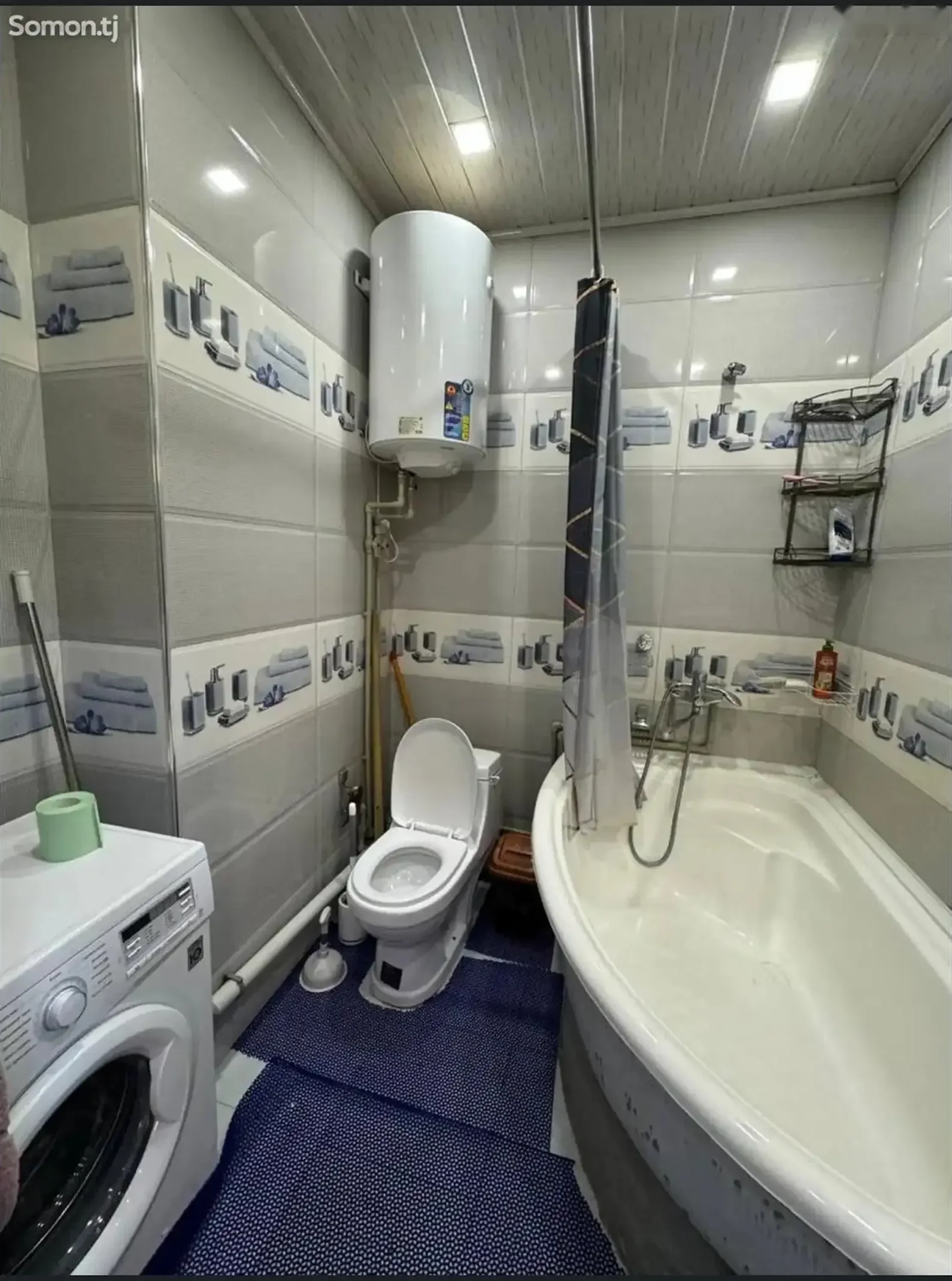 2-комн. квартира, 12 этаж, 65м², И Сомони Вефа центр — фото 10