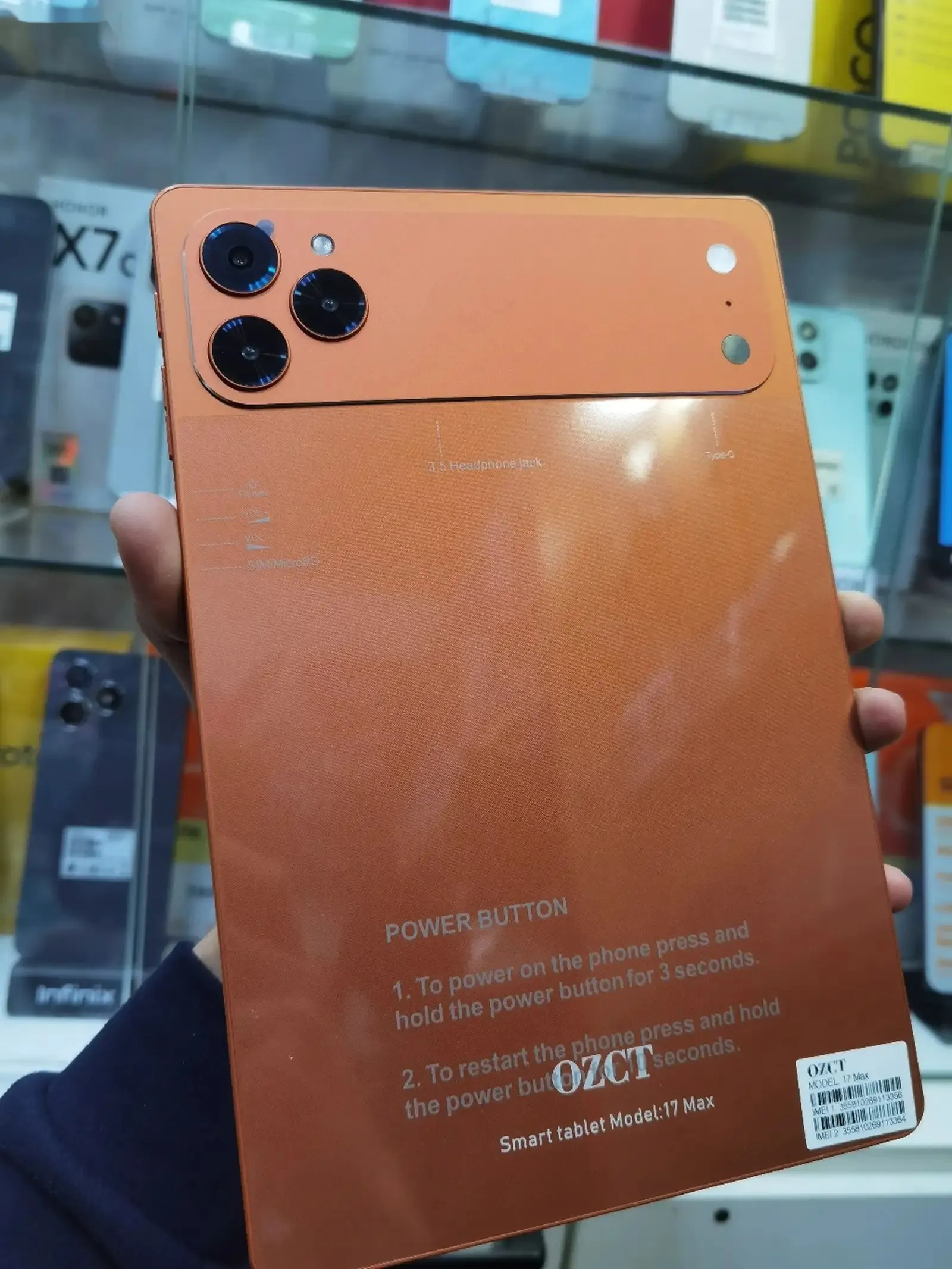 Планшет Ozct 17pro max 16/1ter black