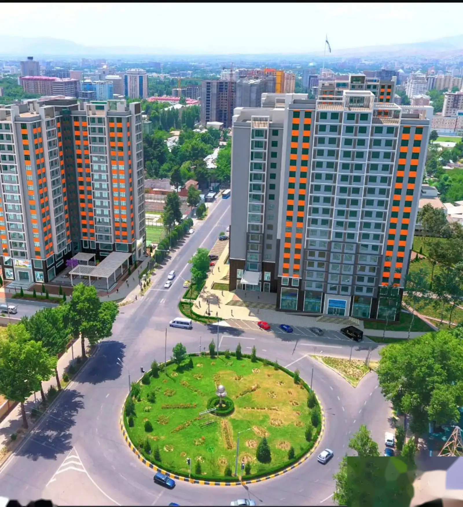 2-комн. квартира, 11 этаж, 84 м², И. Сомони — фото 2