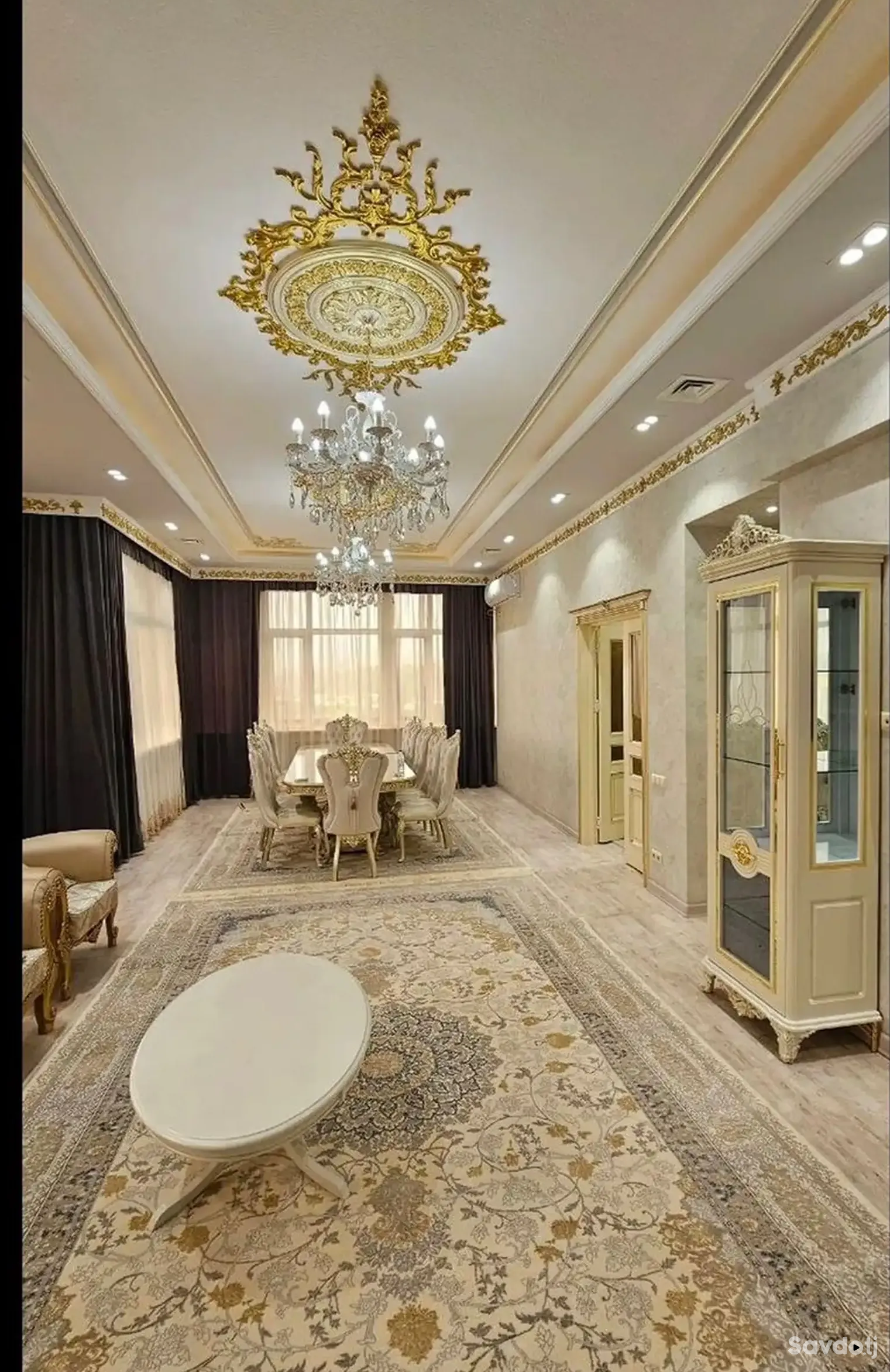 3-комн. квартира, 12 этаж, 151м², Сомони — фото 2