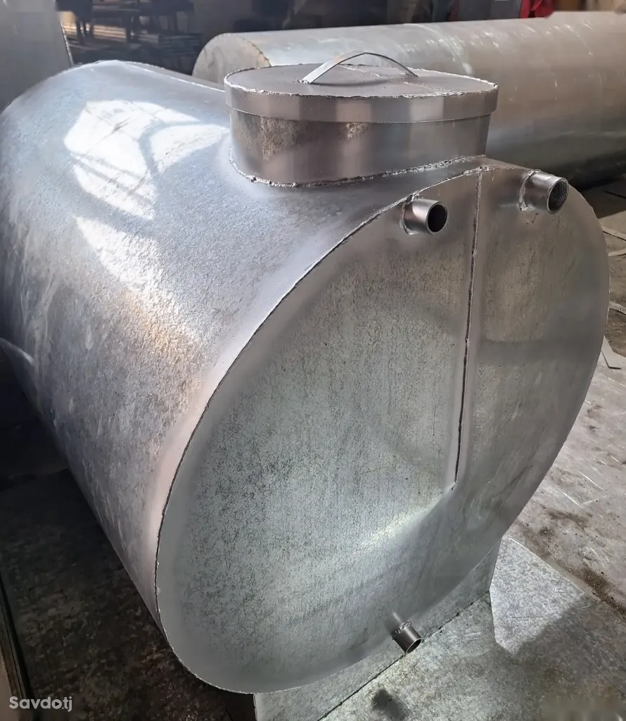 Бочка из оцинкованный стали 500л.