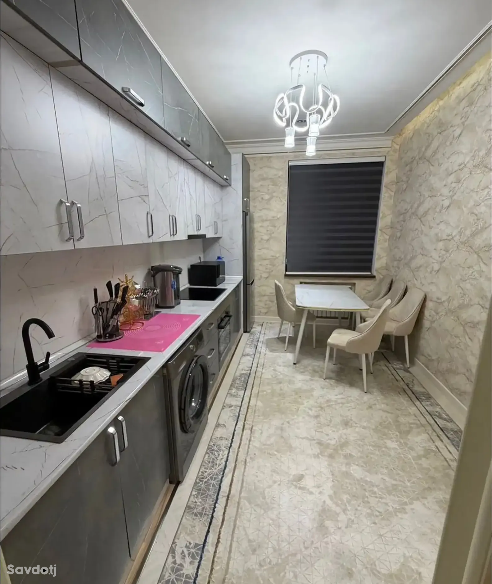 2-комн. квартира, 4 этаж, 75м², Сомони — фото 10