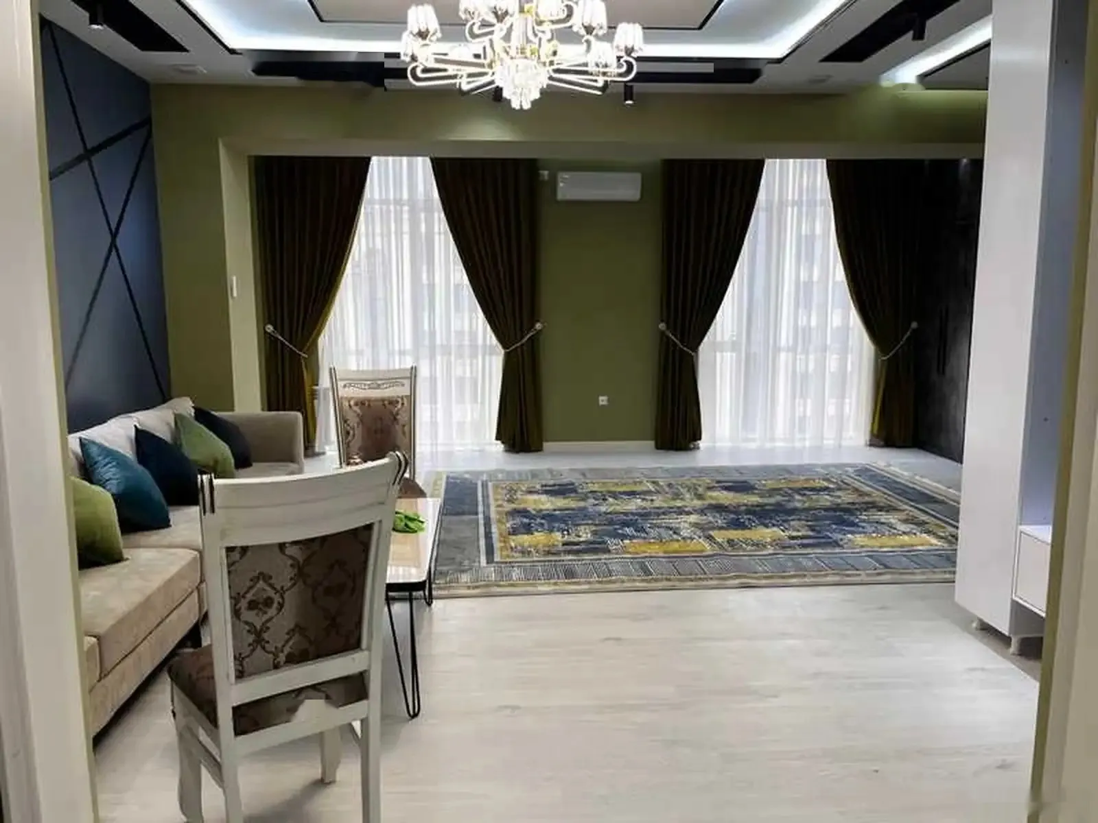3-комн. квартира, 15 этаж, 93м², Айни(Скори) — фото 2
