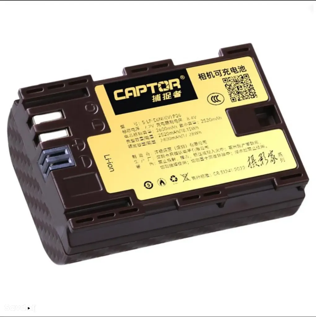 Аккумулятор Captor S LP E6NH 2600