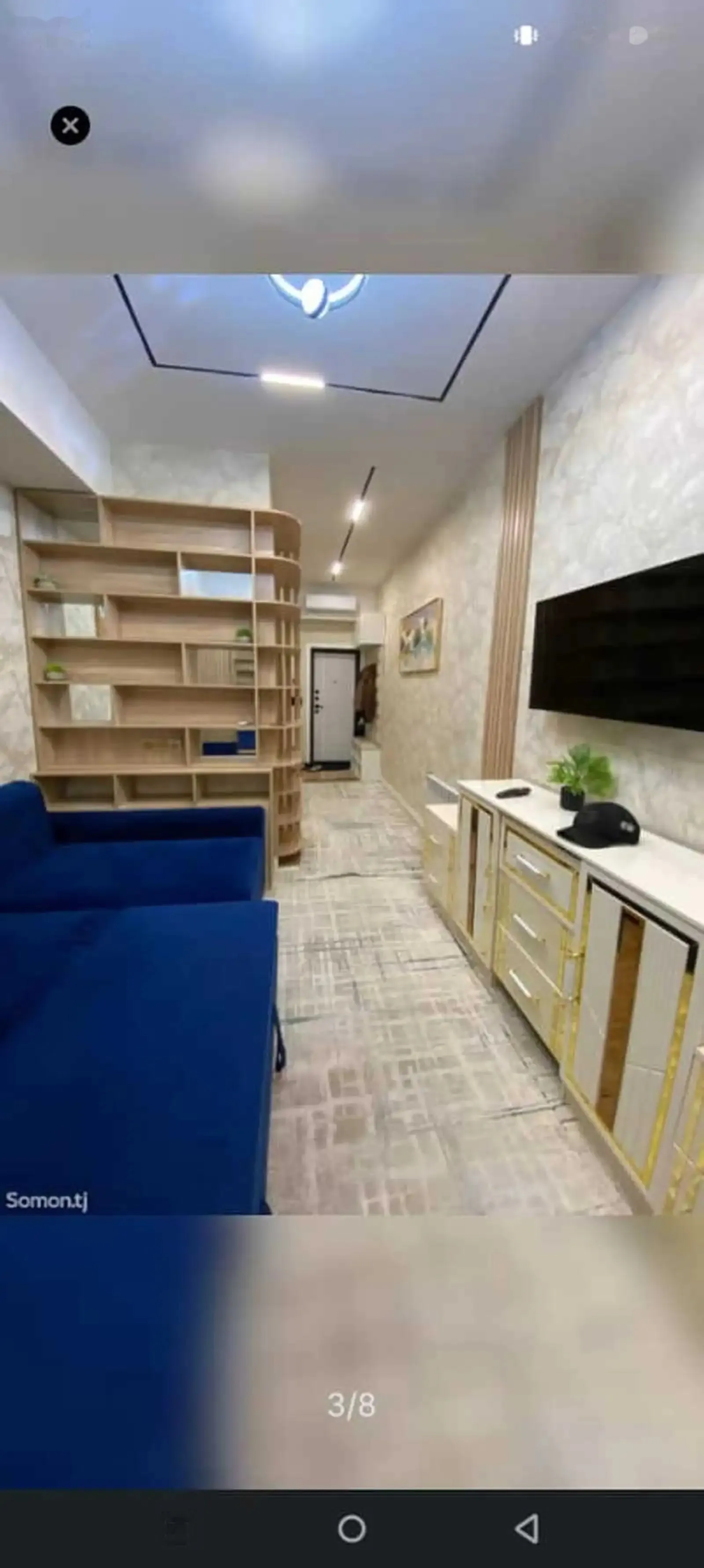1-комн. квартира, 18 этаж, 38 м², И.Сомони (Гуля Гулд) — фото 2