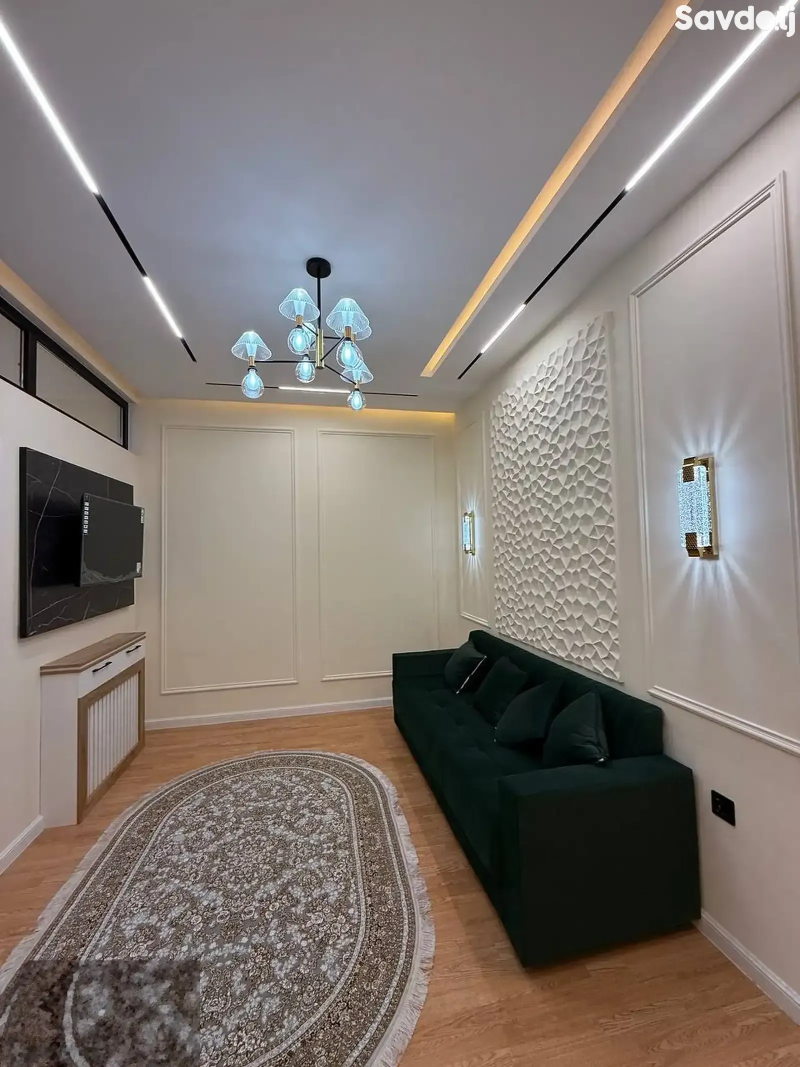2-комн. квартира, 6 этаж, 69 м², Сомони