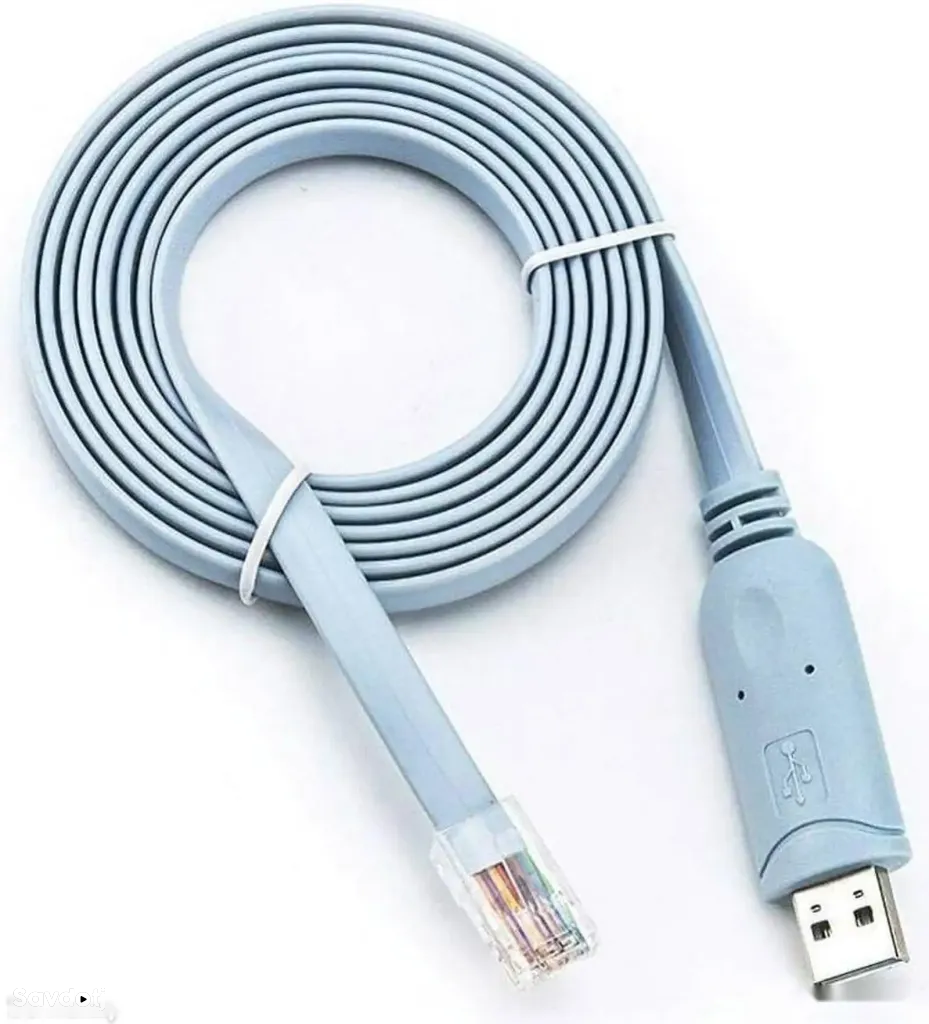 Консольный кабель USB to RJ45 для Cisco Router и Switch