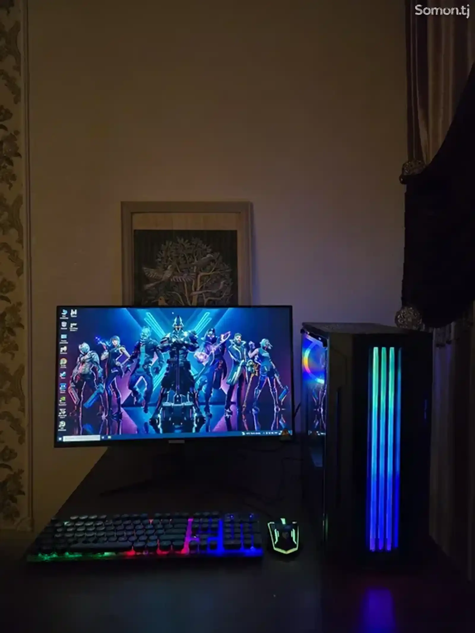 Игровой компьютер Core i7 3770/16Gb Ram/Rx 580 8Gb/120Gb Nvme M2/Hdd 1Tb