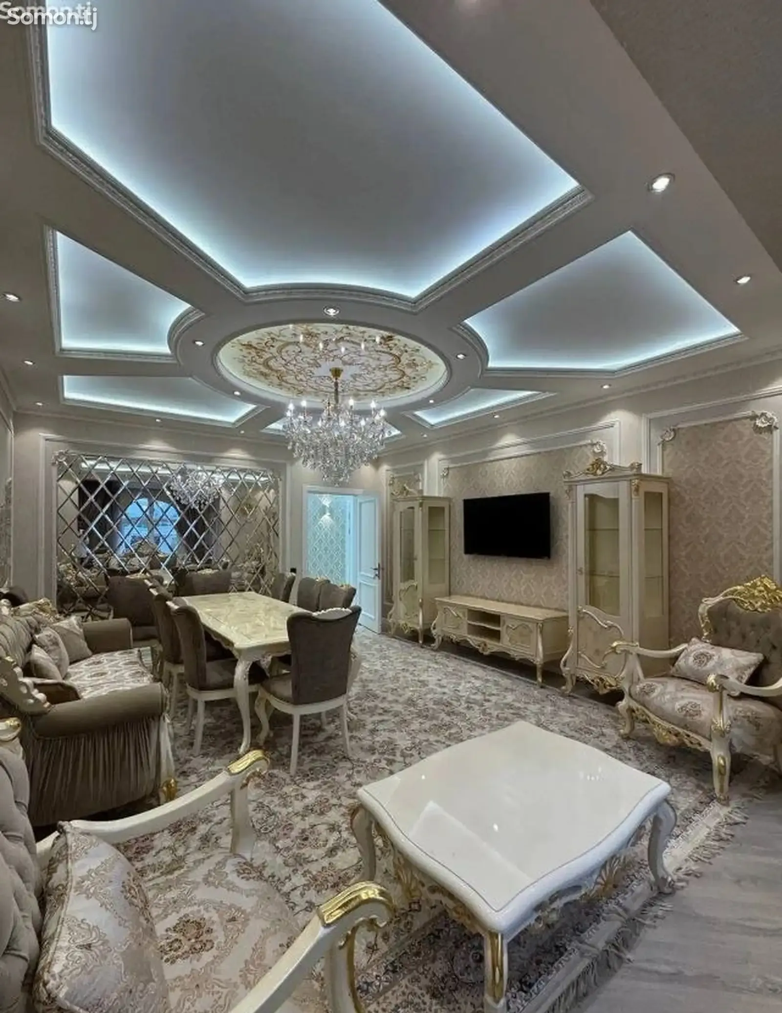 3-комн. квартира, 15 этаж, 106 м², Исмоили Сомони