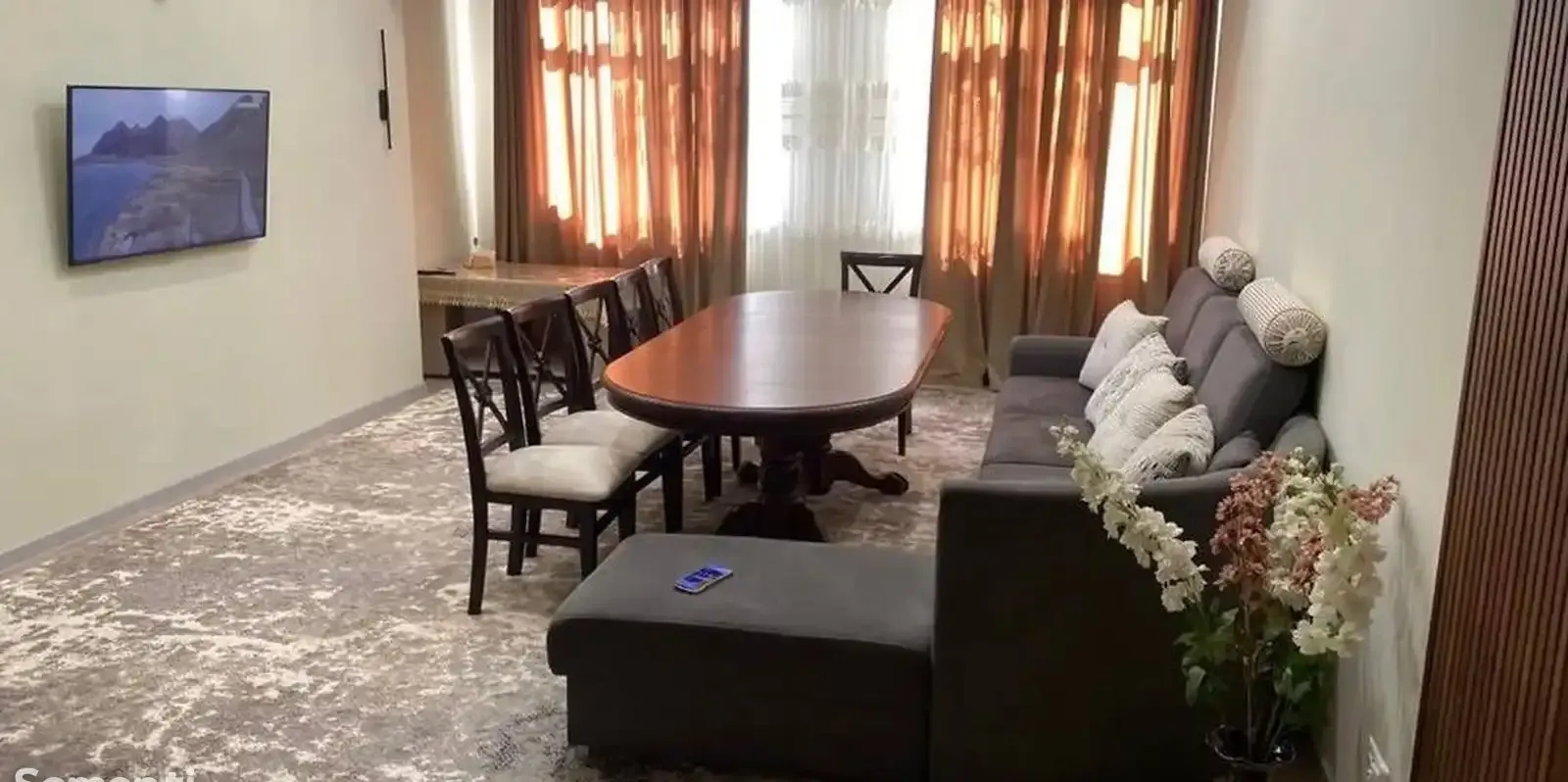 3-комн. квартира, 6 этаж, 107 м², Сомони — фото 11