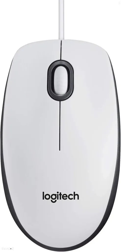 Проводная мышь Logitech M100 USB 1000 DPI White