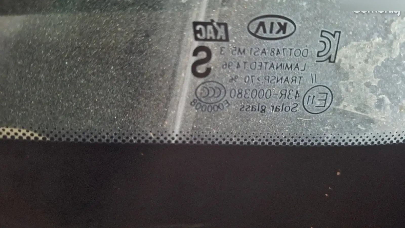 Лобовое стекло Kia K5 2014 — фото 3
