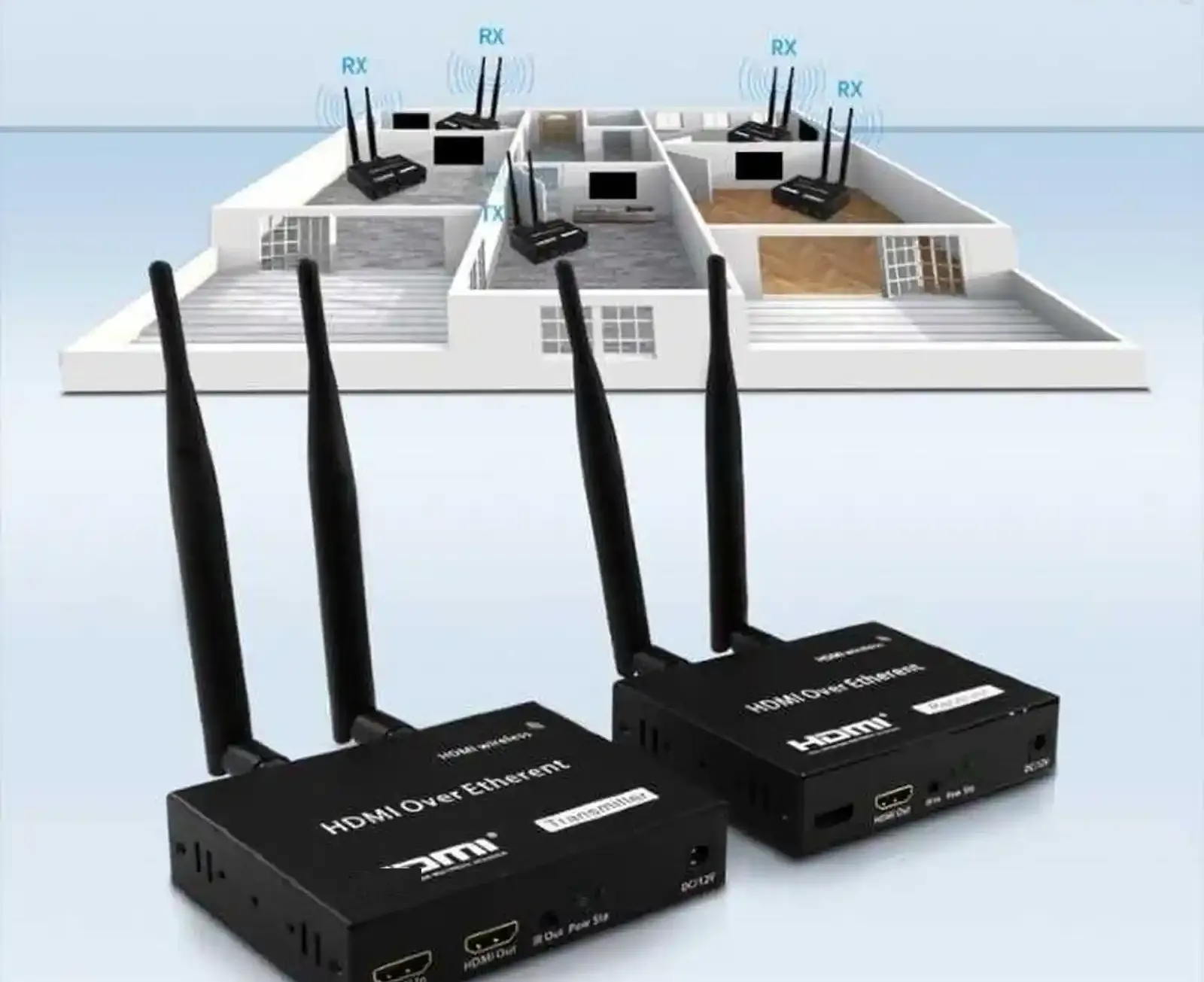 Беспроводной HDMI удлинитель 200m HDMI Wireless Extemder