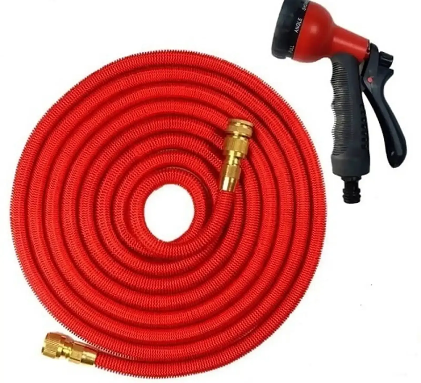 Шланг поливочный растягивающийся с распылителем Magic Garden Hose 150FT — фото 2
