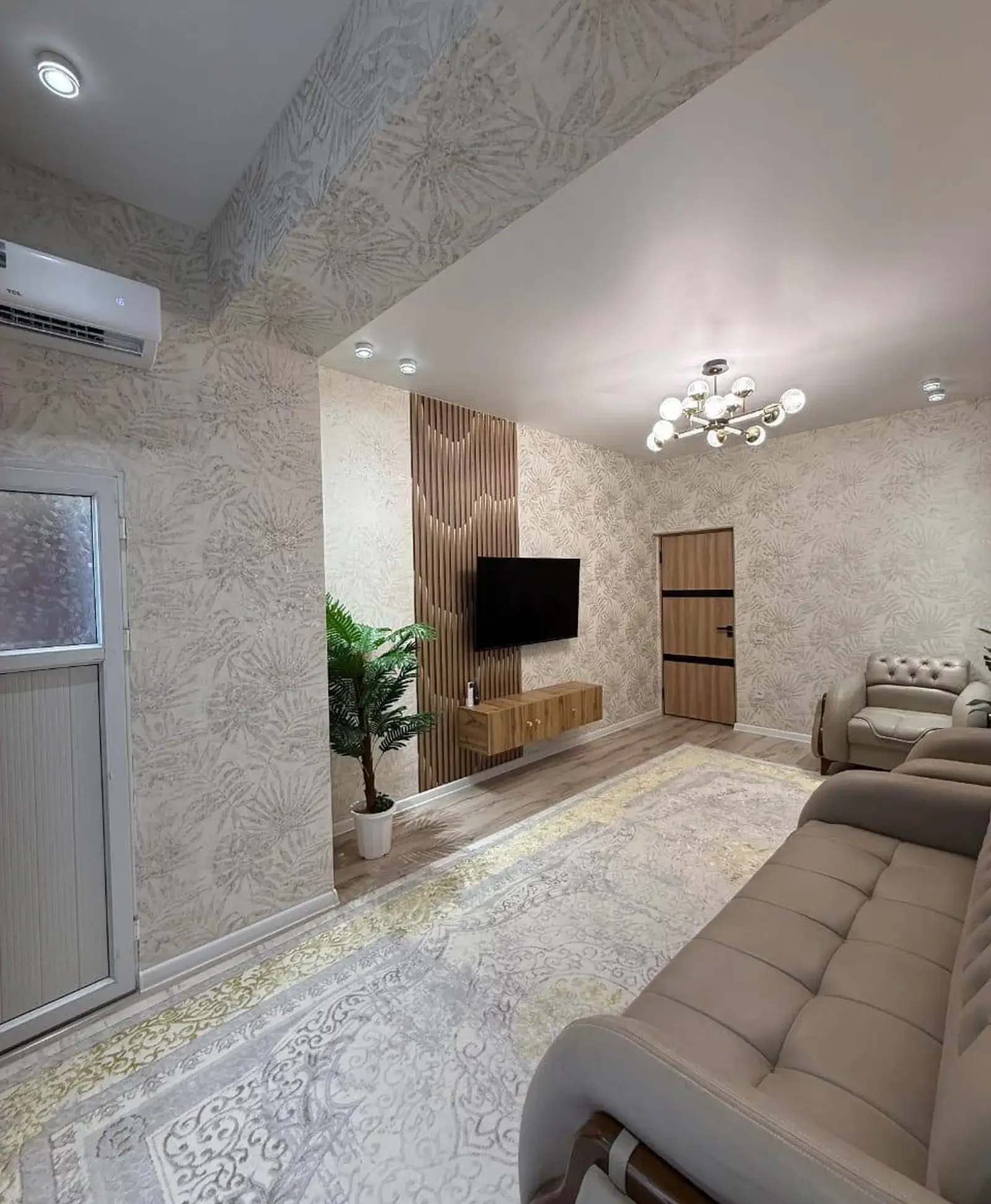 2-комн. квартира, 13 этаж, 61 м², Исмоили Сомони — фото 2