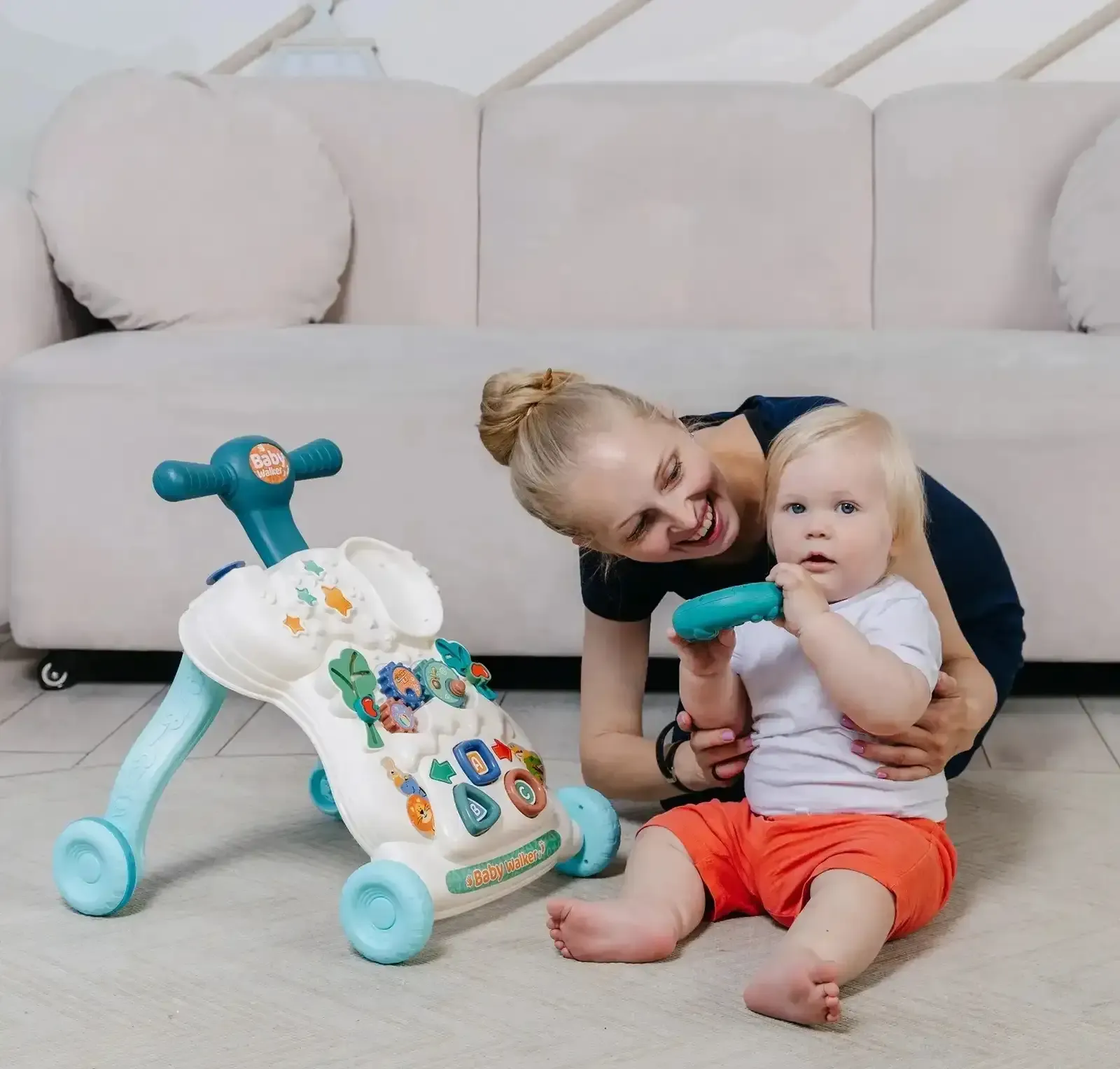 Ходунки-каталка BabyCare Spider