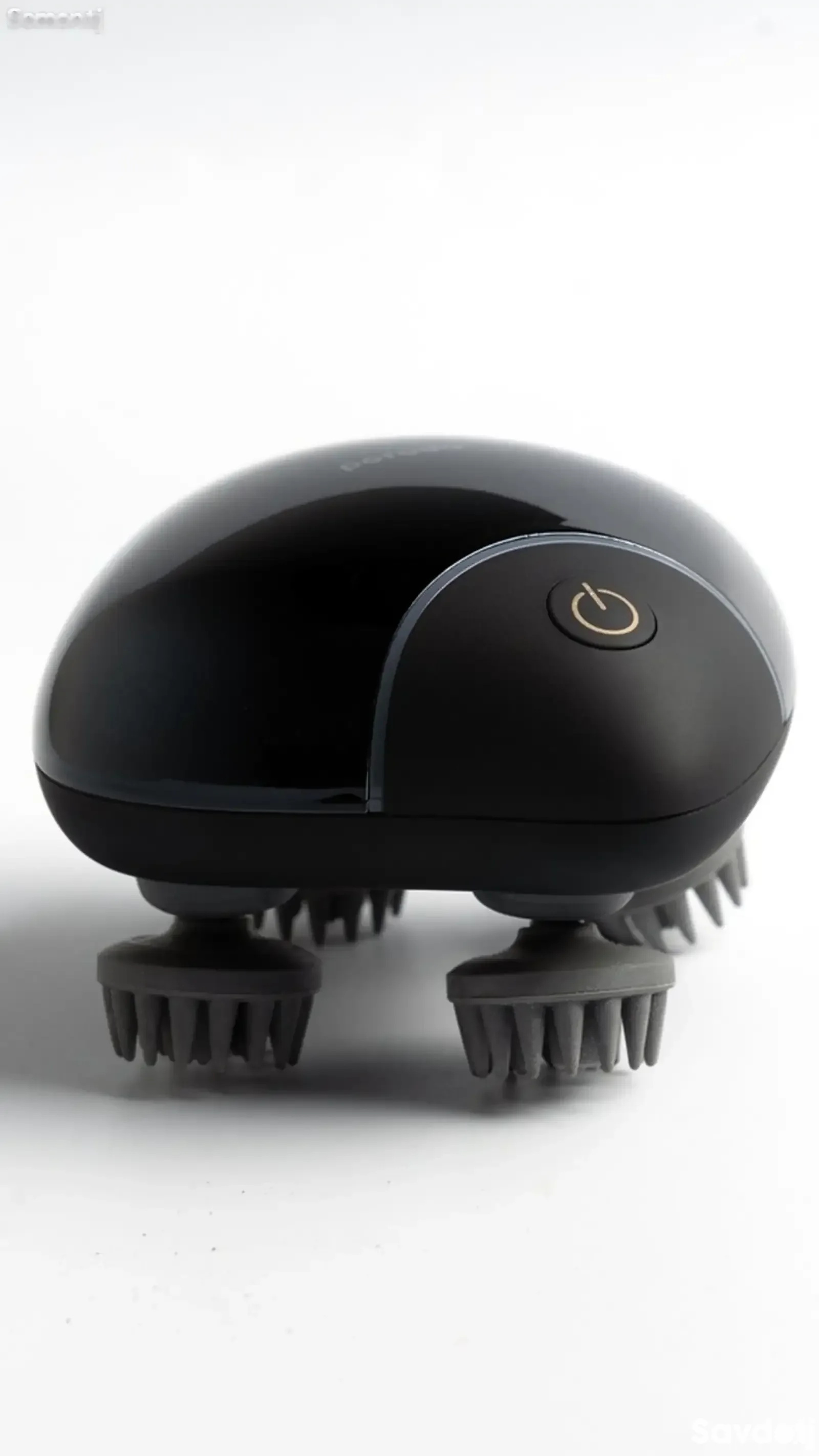 Портативный массажер Porodo Lifestyle Portable Scalp Massager 1200mAh черный