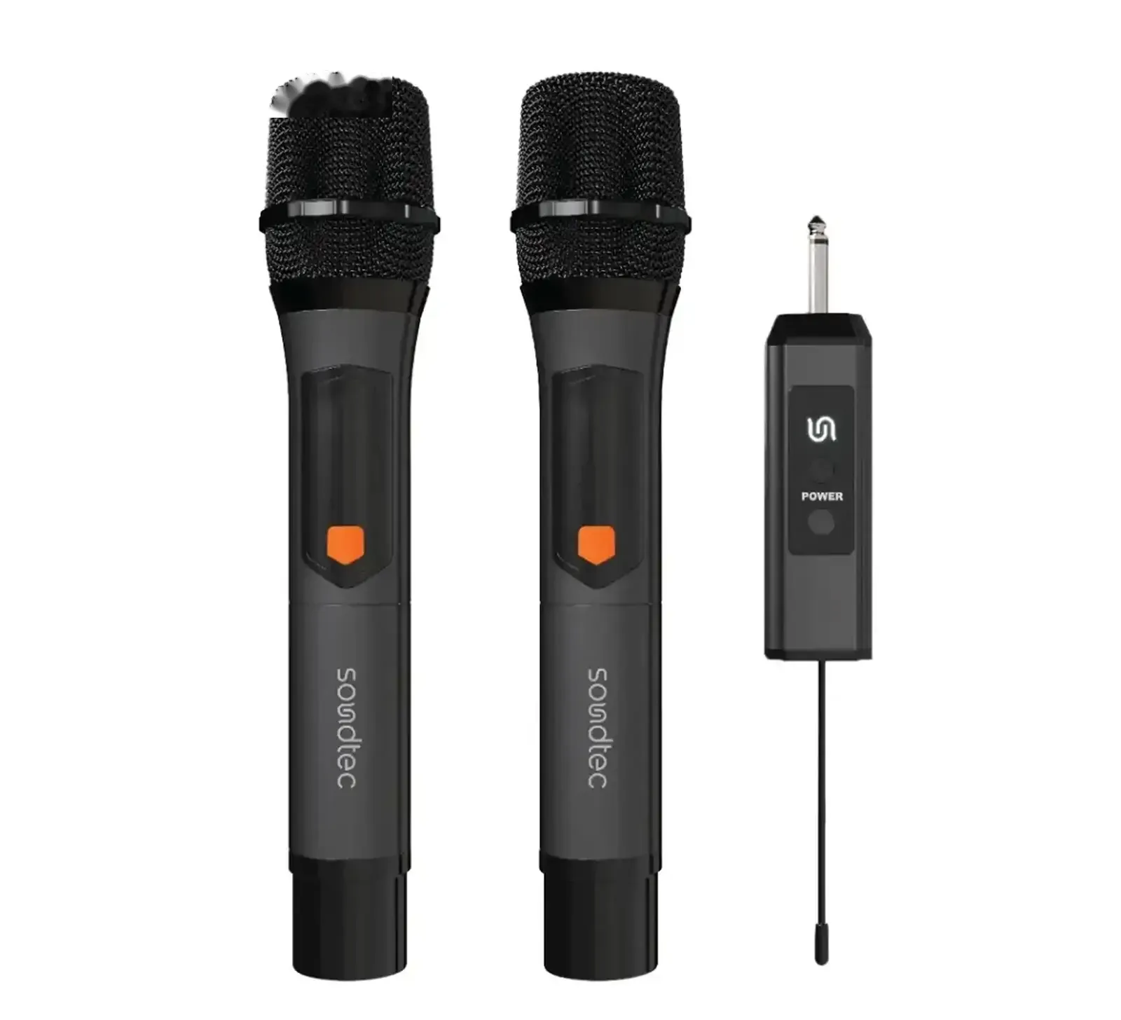 Беспроводной микрофон Porodo Soundtec Dual-Channel Handy Wireless Microphone Rec