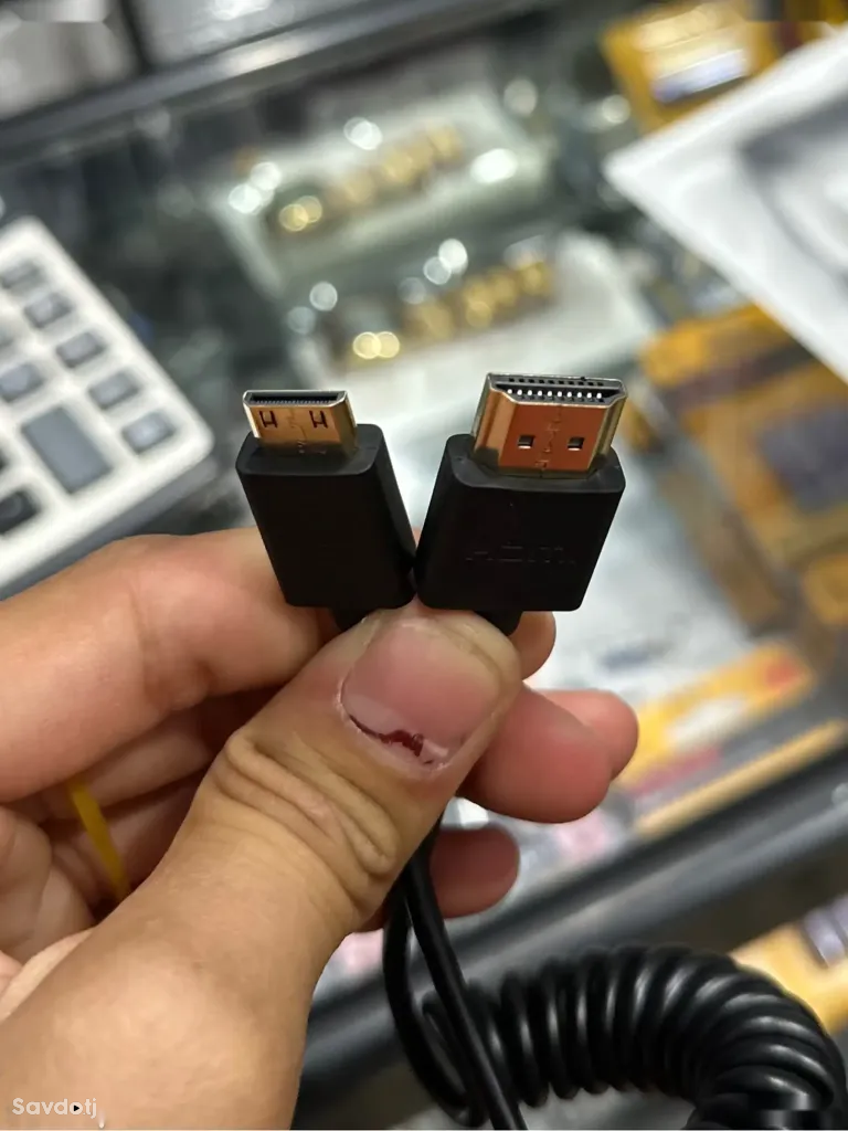 Кабель 4k mini HDMl- HDMl для монитора марк 4