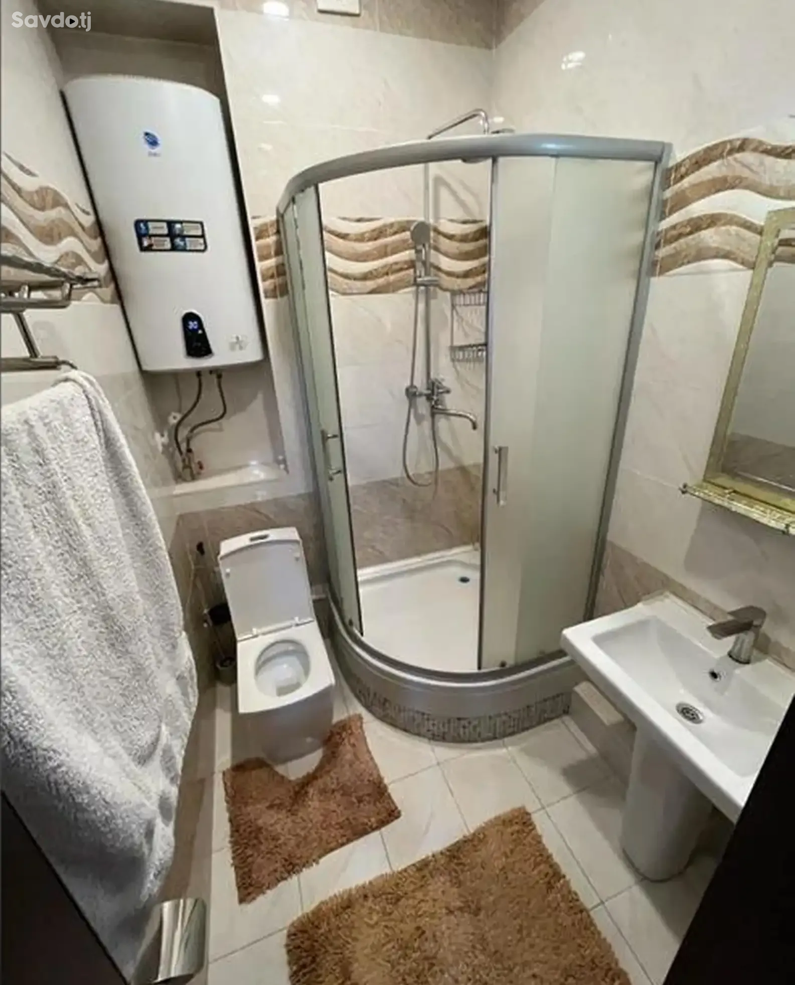 2-комн. квартира, 11 этаж, 80м², Сомони — фото 10