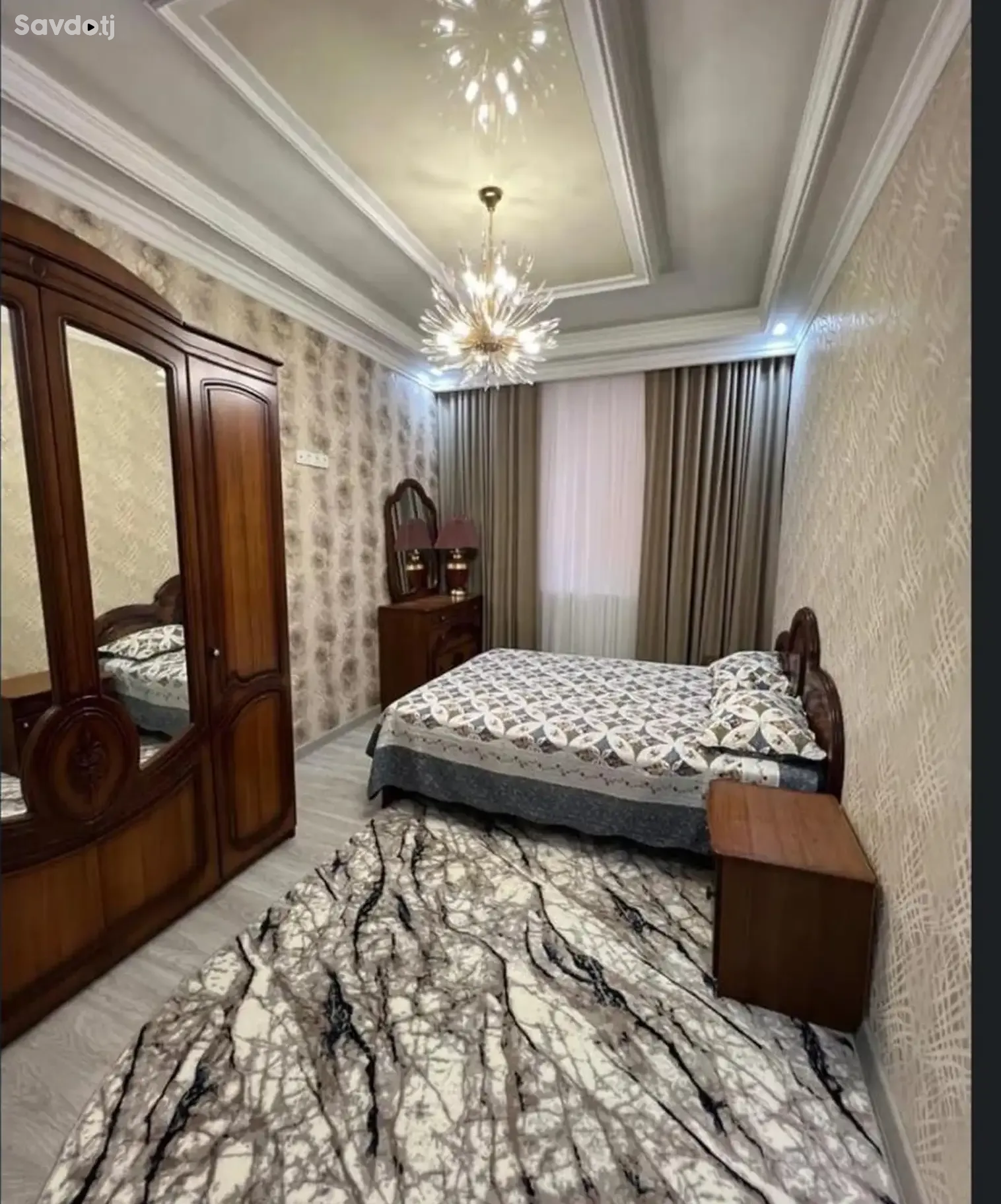 2-комн. квартира, 11 этаж, 100м², Сомони — фото 3