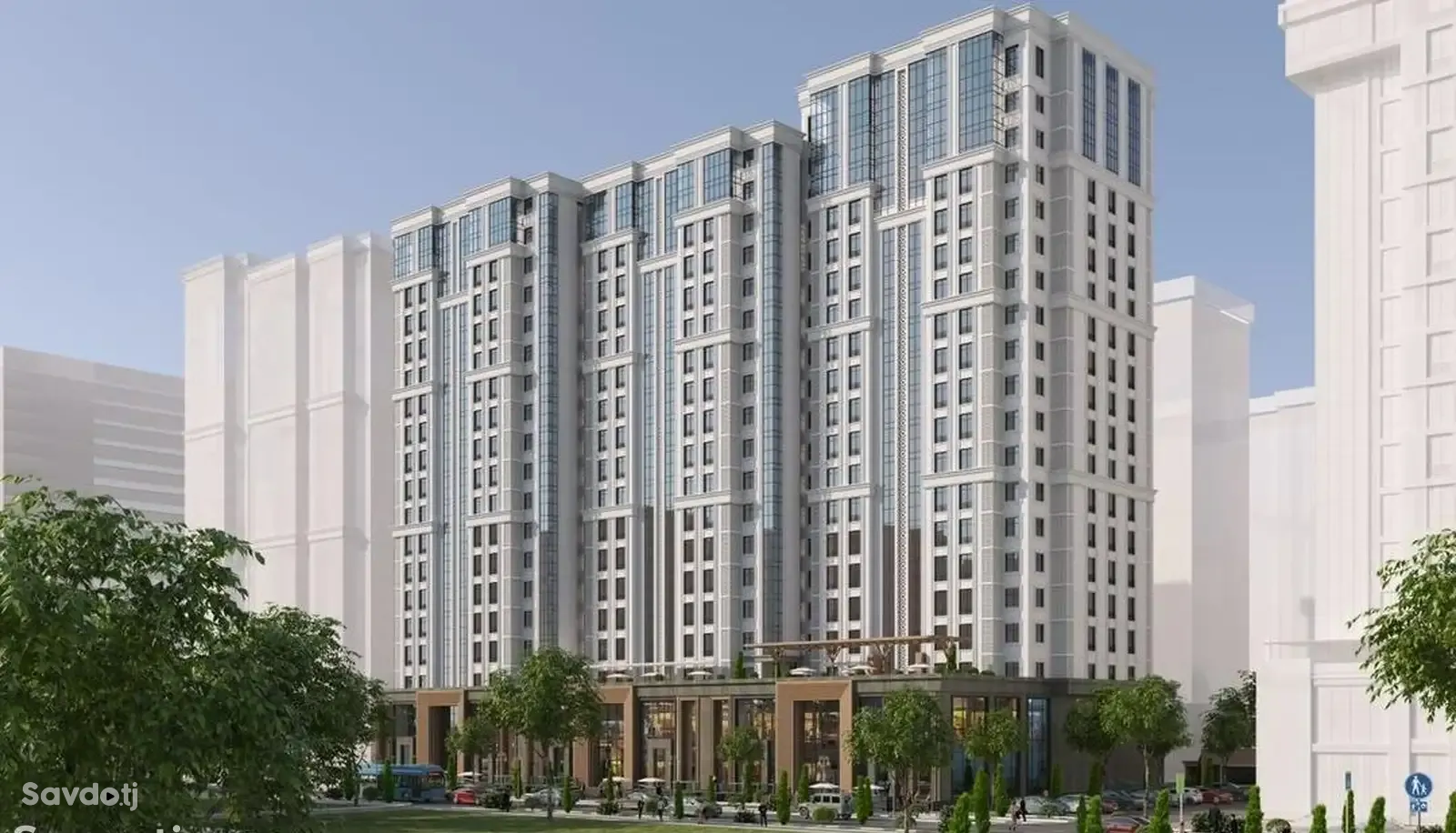1-комн. квартира, 9 этаж, 80 м², Шохмансур