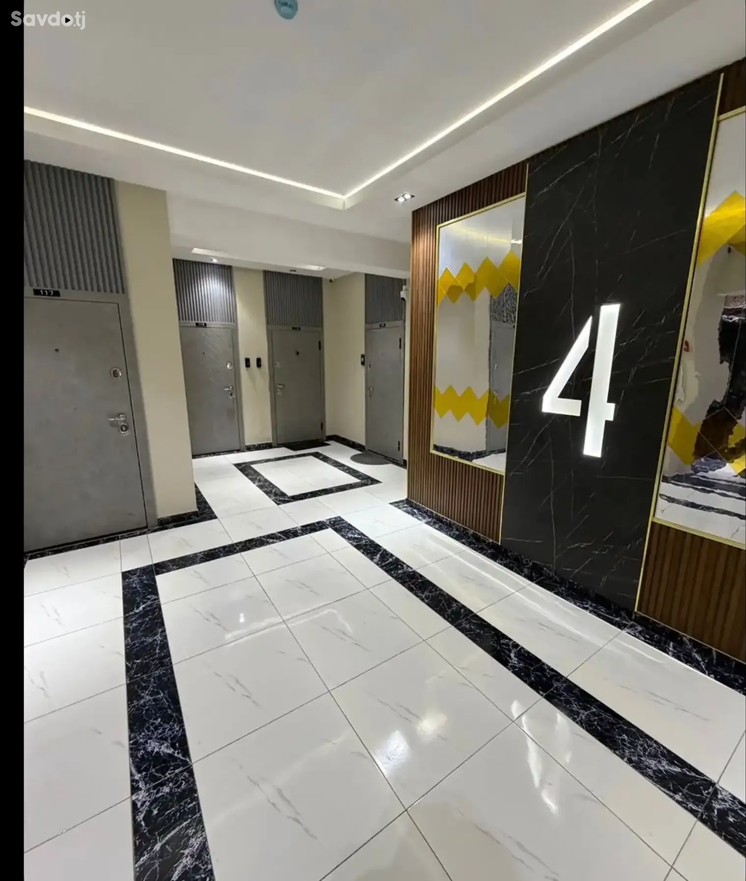 2-комн. квартира, 4 этаж, 75м², Сомони — фото 4