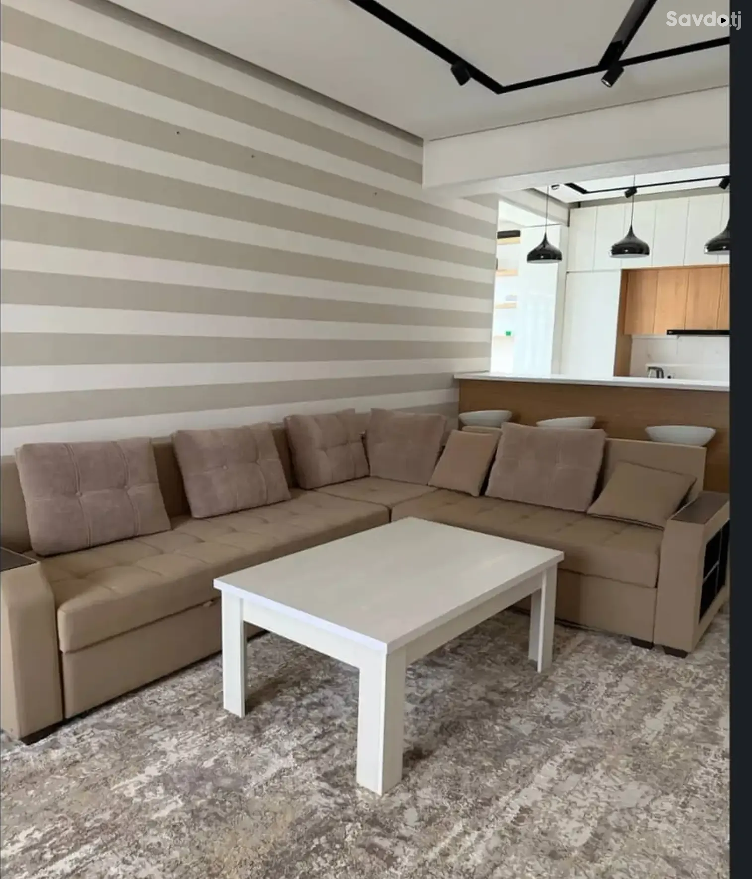 2-комн. квартира, 13 этаж, 130м², Сомони — фото 3