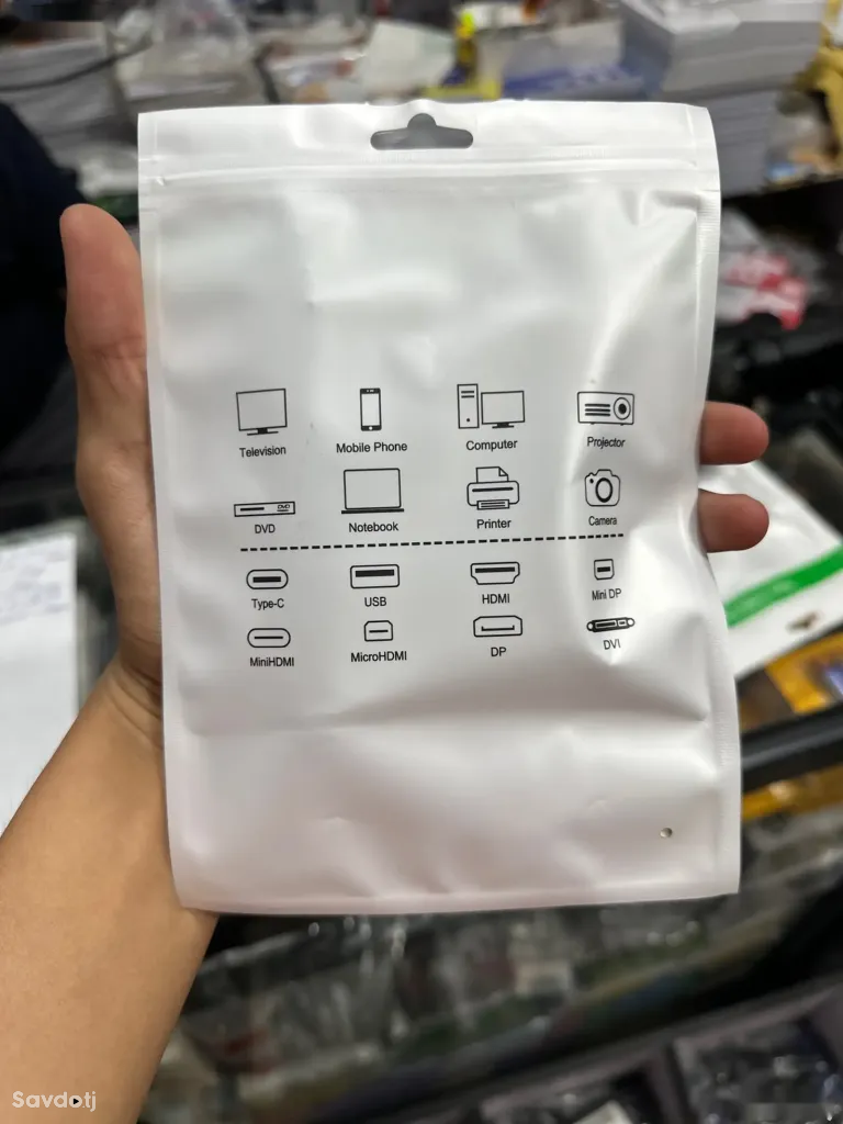 Кабель 4k mini HDMl- HDMl для монитора марк 4
