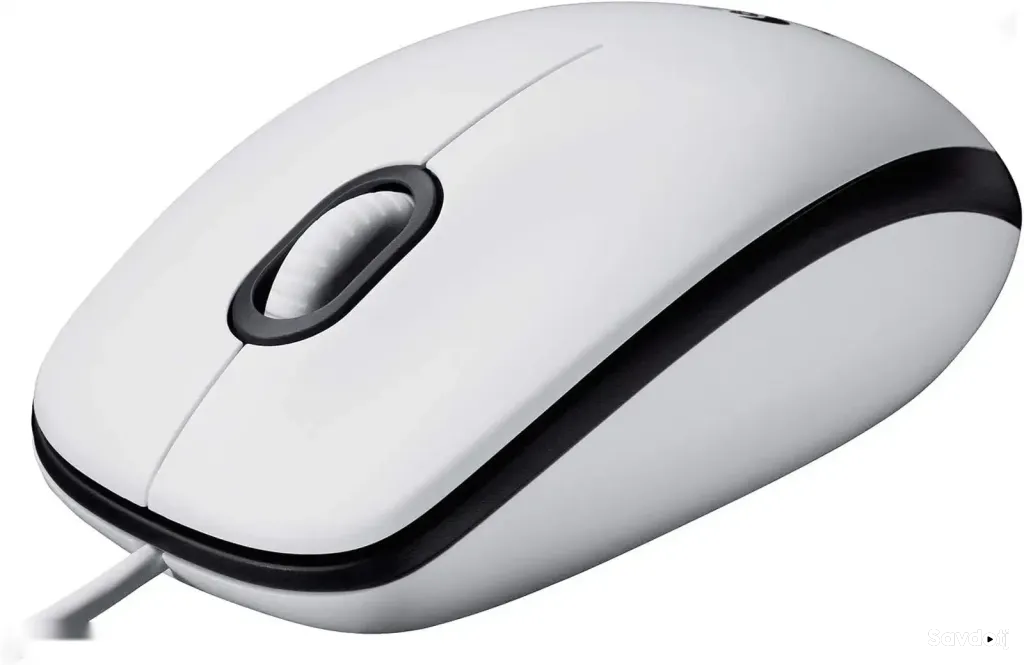 Проводная мышь Logitech M100 USB 1000 DPI White