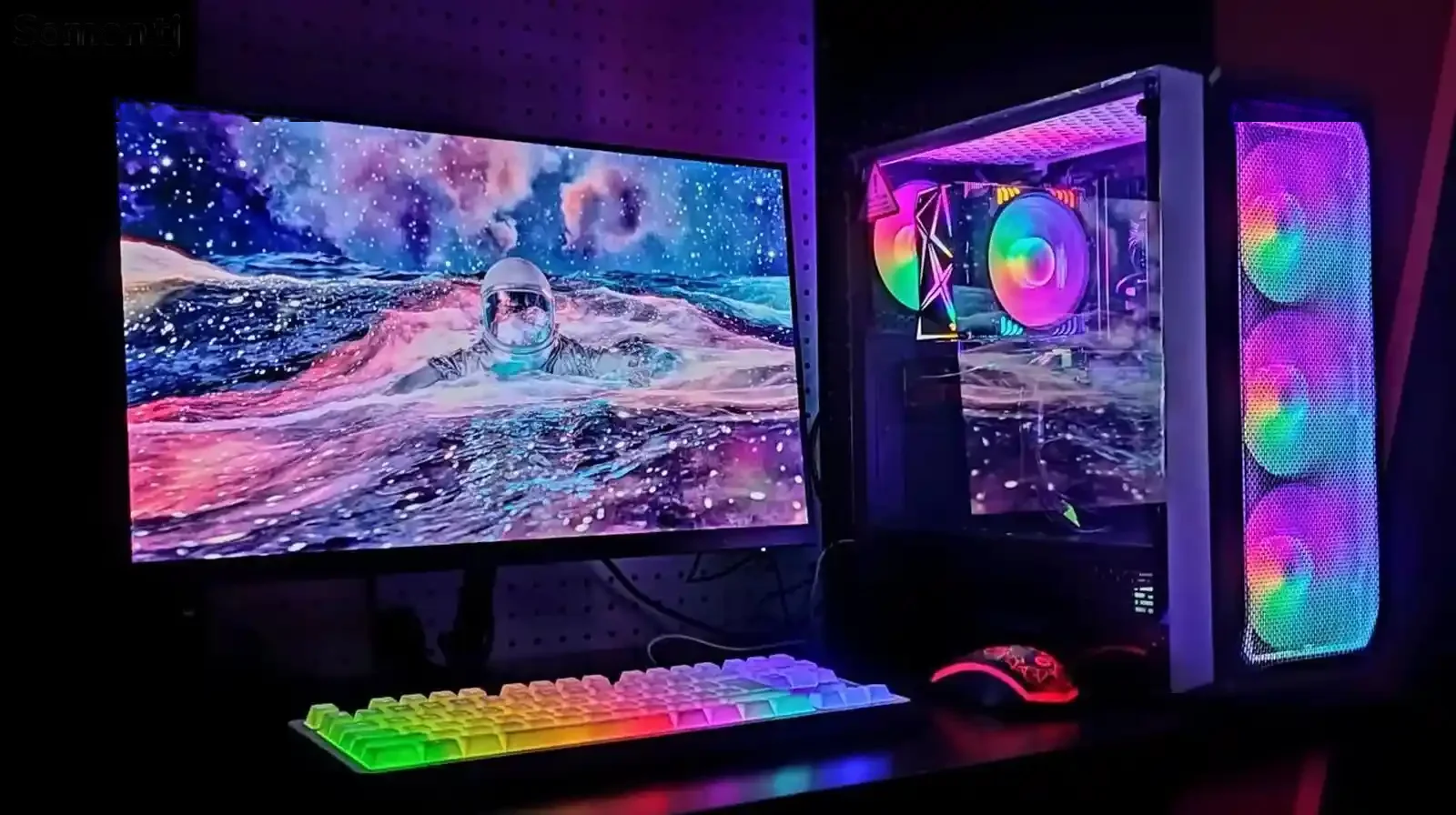 Игровой компьютер core i7 4770/RX 580 8GB/NVME 256GB/RAM 16GB/HDD 1TB DDR