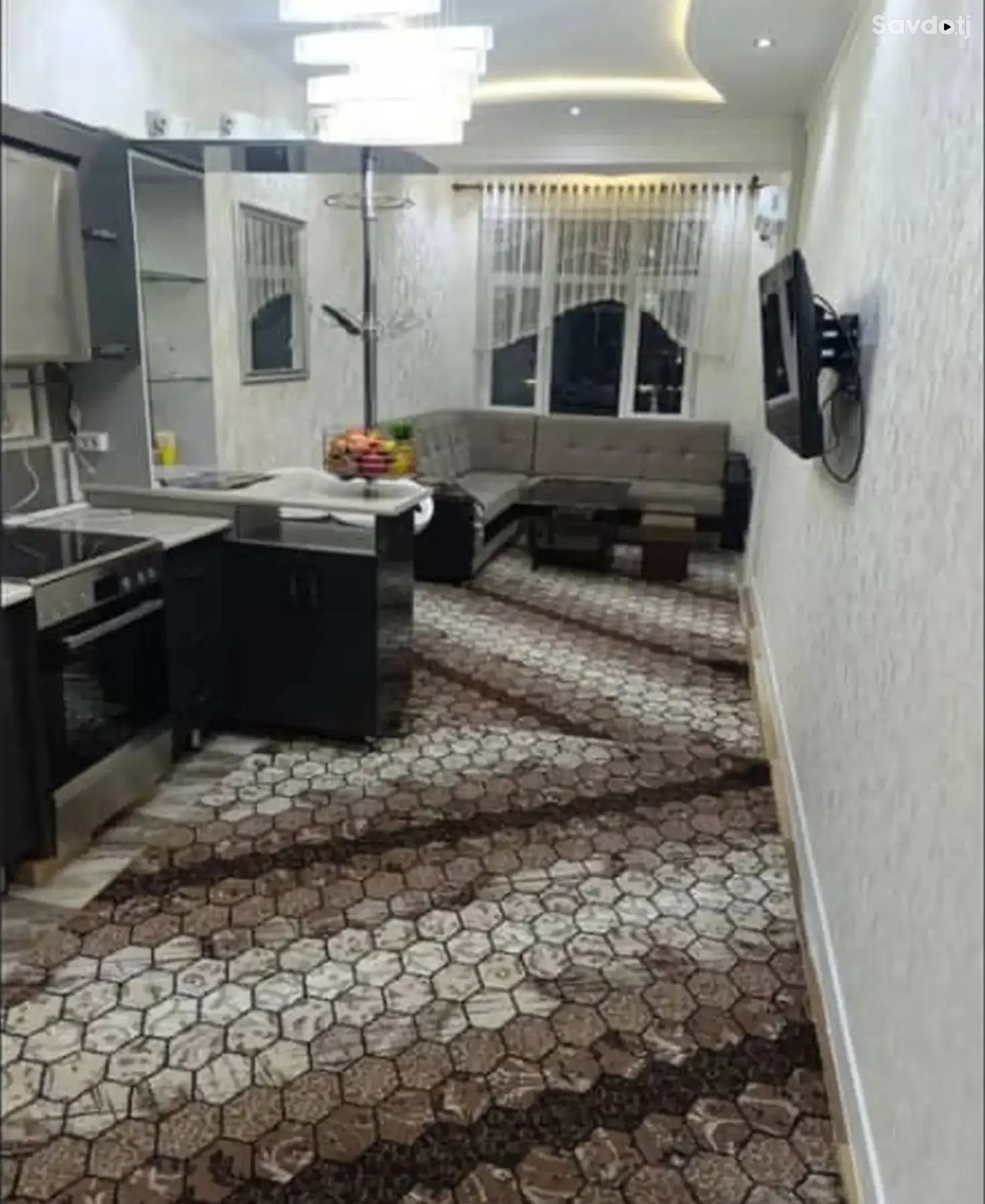 2-комн. квартира, 3 этаж, 100м², Сомони — фото 3