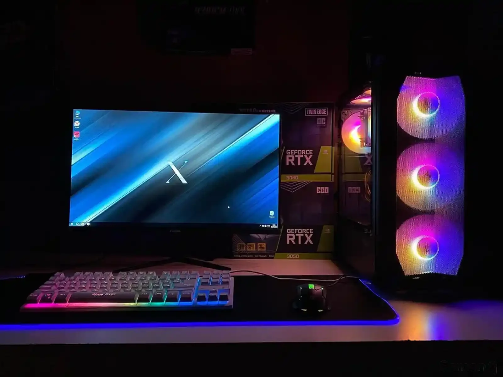 Игровой компьютер core i7 3770/RAM 16Gb/RX 580 8Gb/SSD 256Gb/HDD 1Tb — фото 3