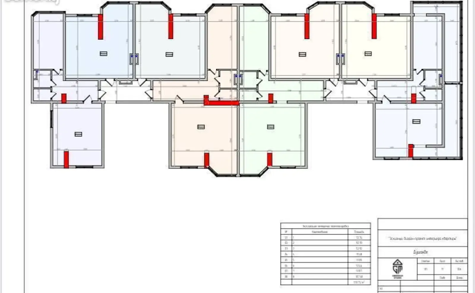 1-комн. квартира, 9 этаж, 51 м², Шохон,Славянский — фото 2