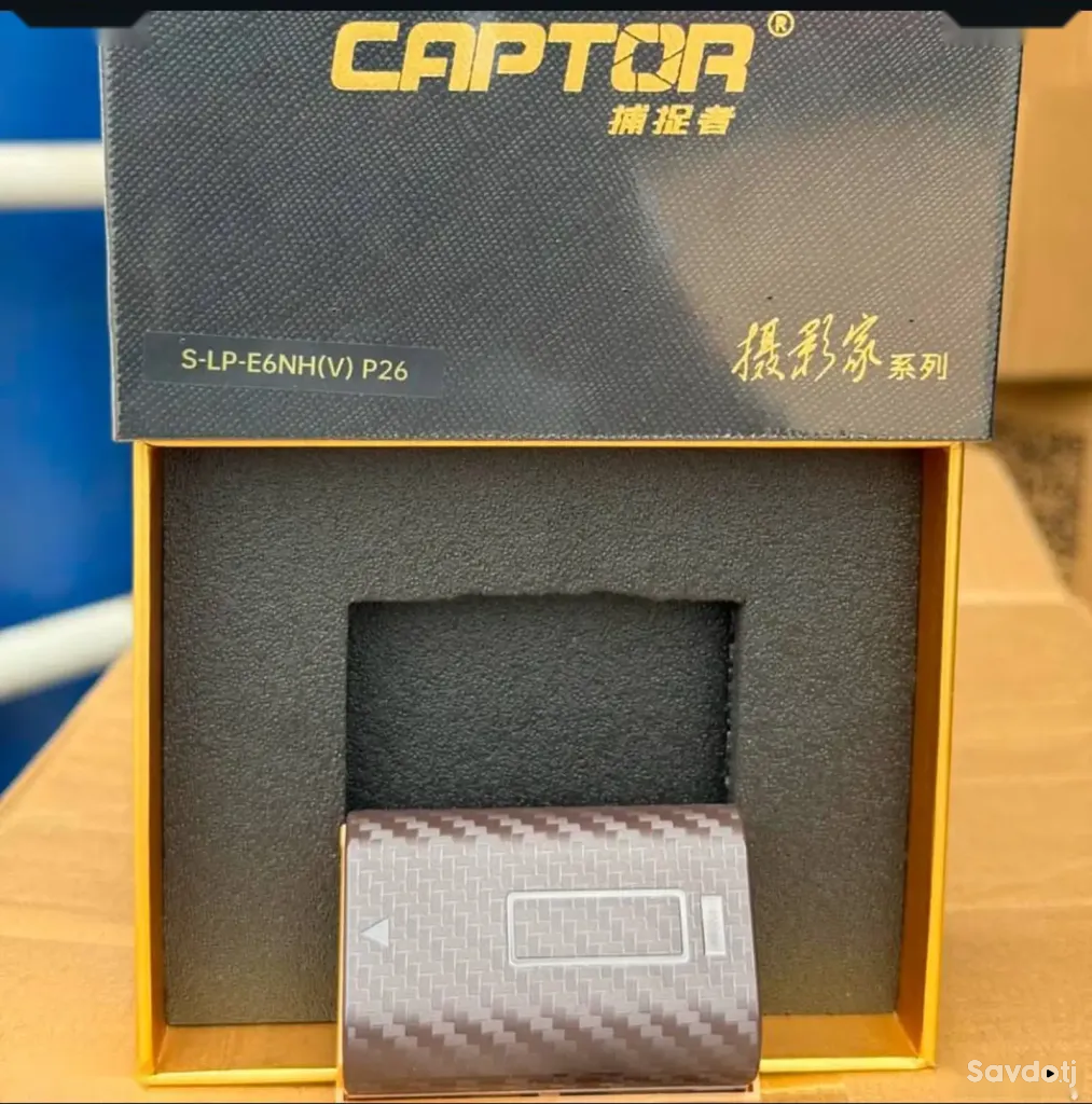 Аккумулятор Captor S-LP-E6NH P2600мA ч