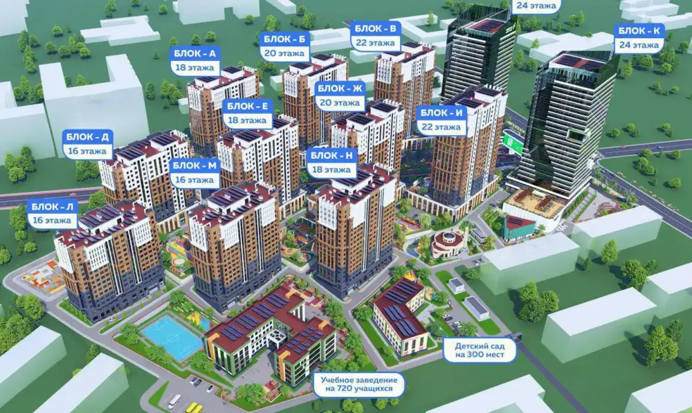 3-комн. квартира, 14 этаж, 127 м², Сино, 112-91 мкр — фото 8