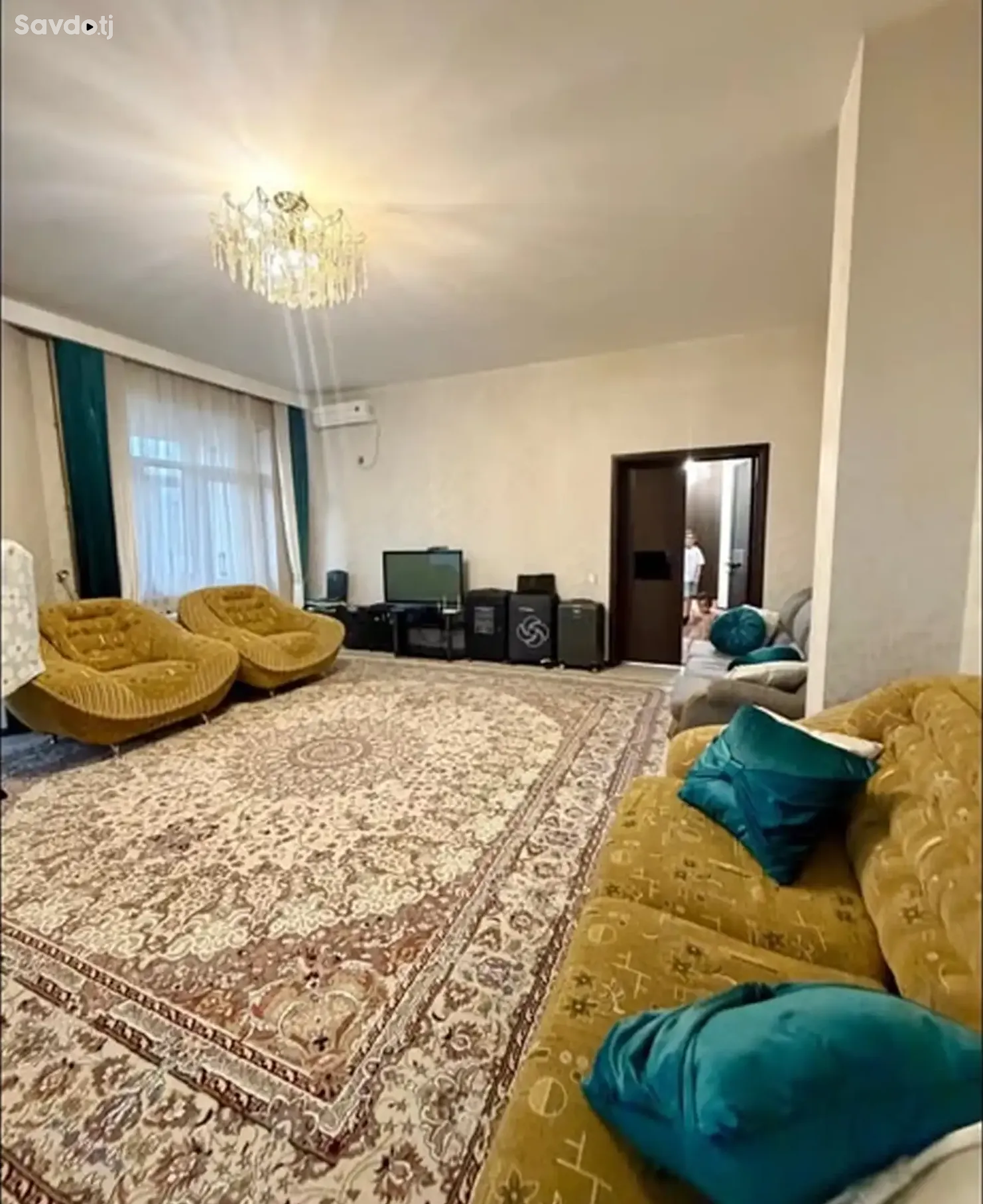 3-комн. квартира, 12 этаж, 152м², Сомони — фото 2