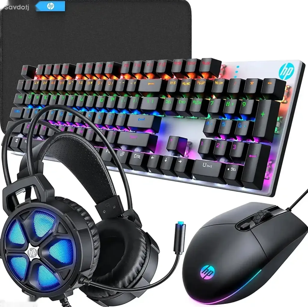 Комплект из клавиатуры и мыши HP 4in1 Professional Gaming Combo