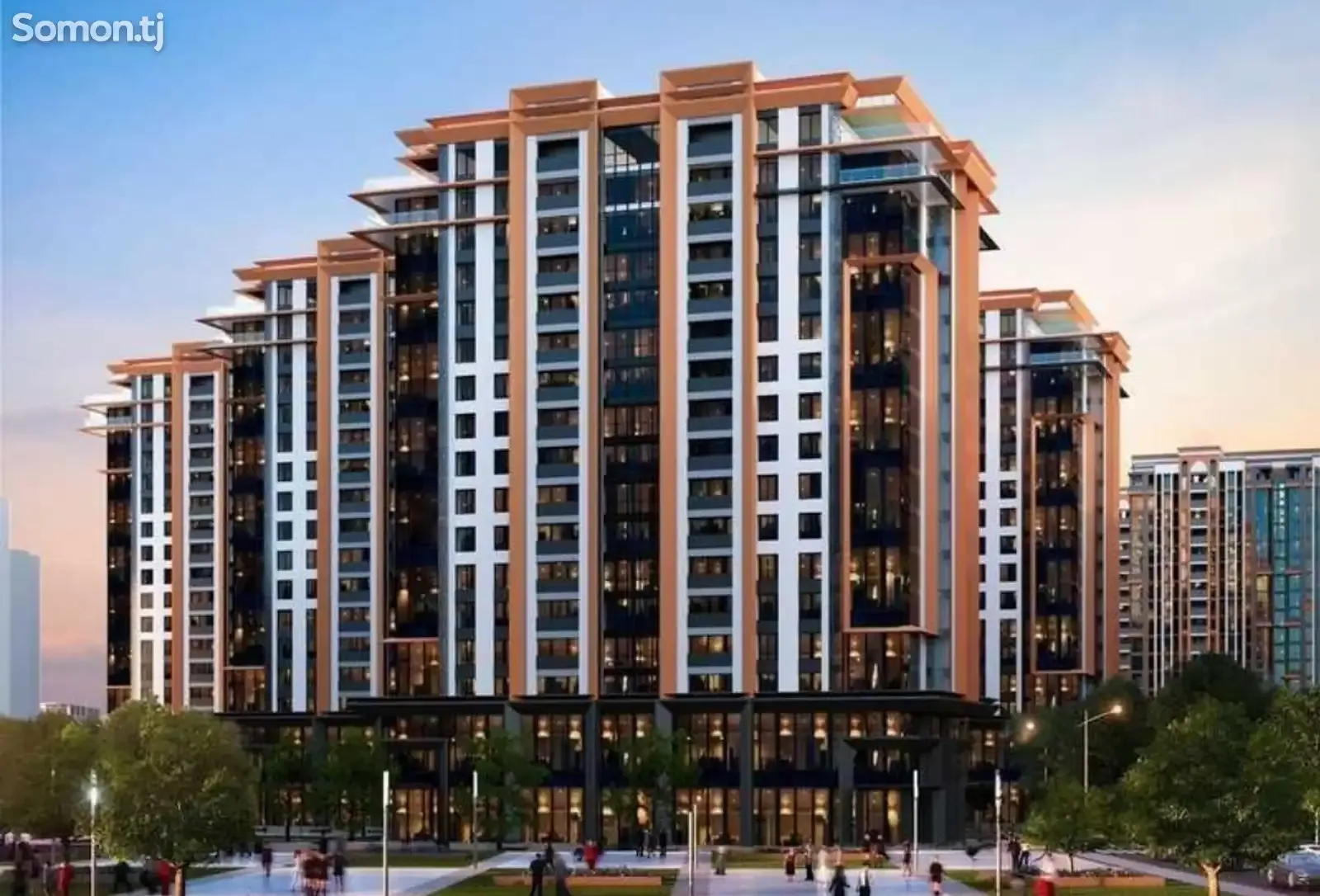 2-комн. квартира, 6 этаж, 72 м², Исмоили Сомони