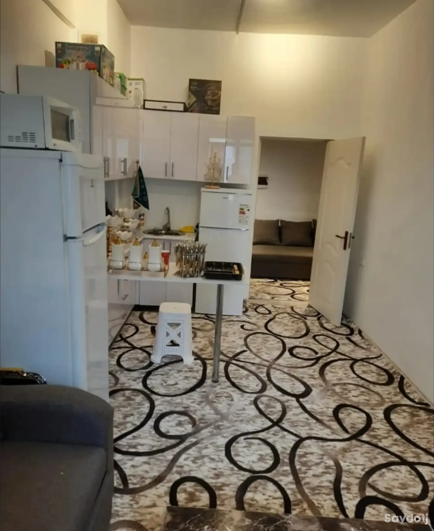 1-комн. квартира, 7 этаж, 48 м², Сомони — фото 2