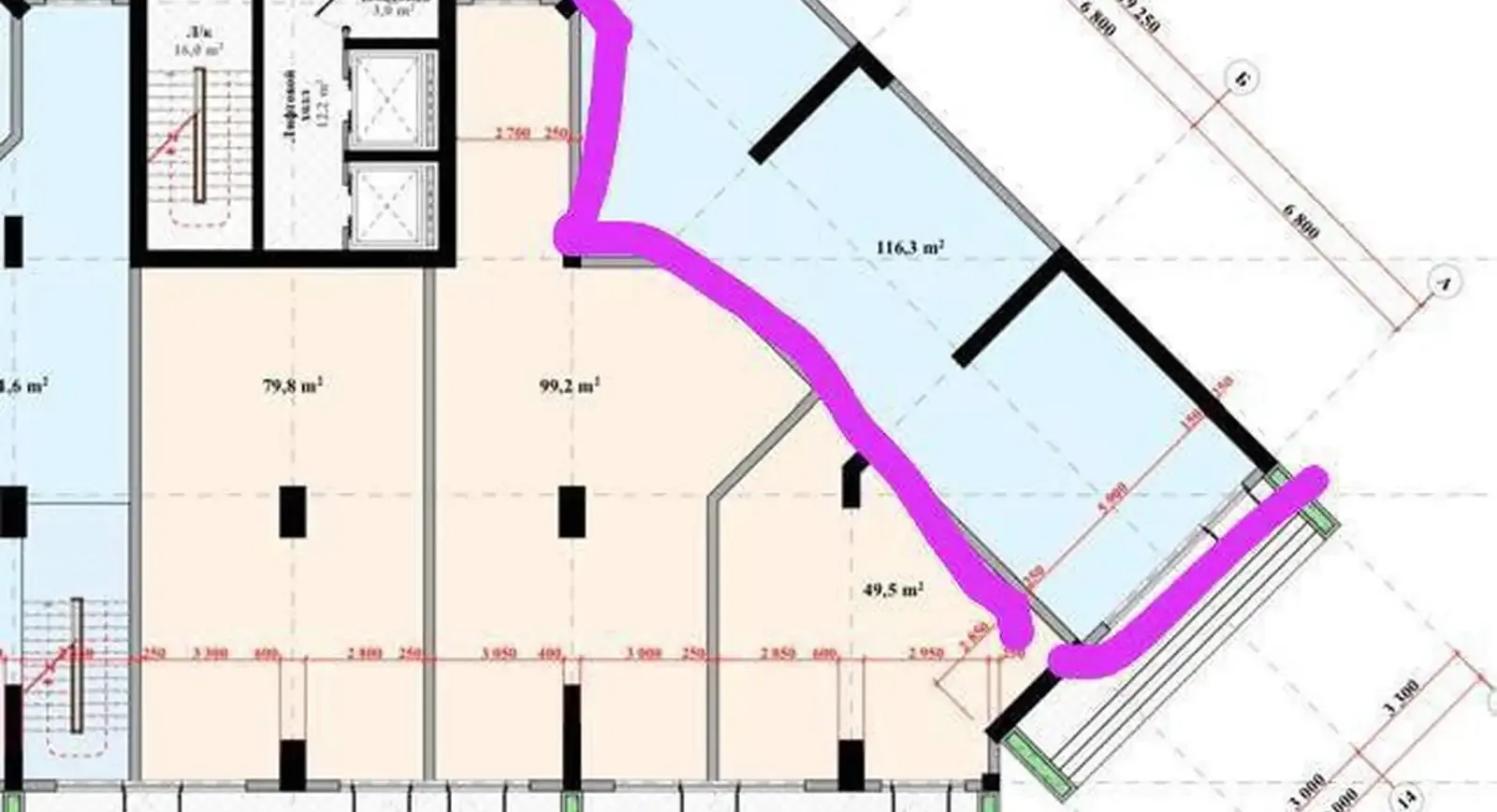 Помещение под свободное назначение, 250м², Сино