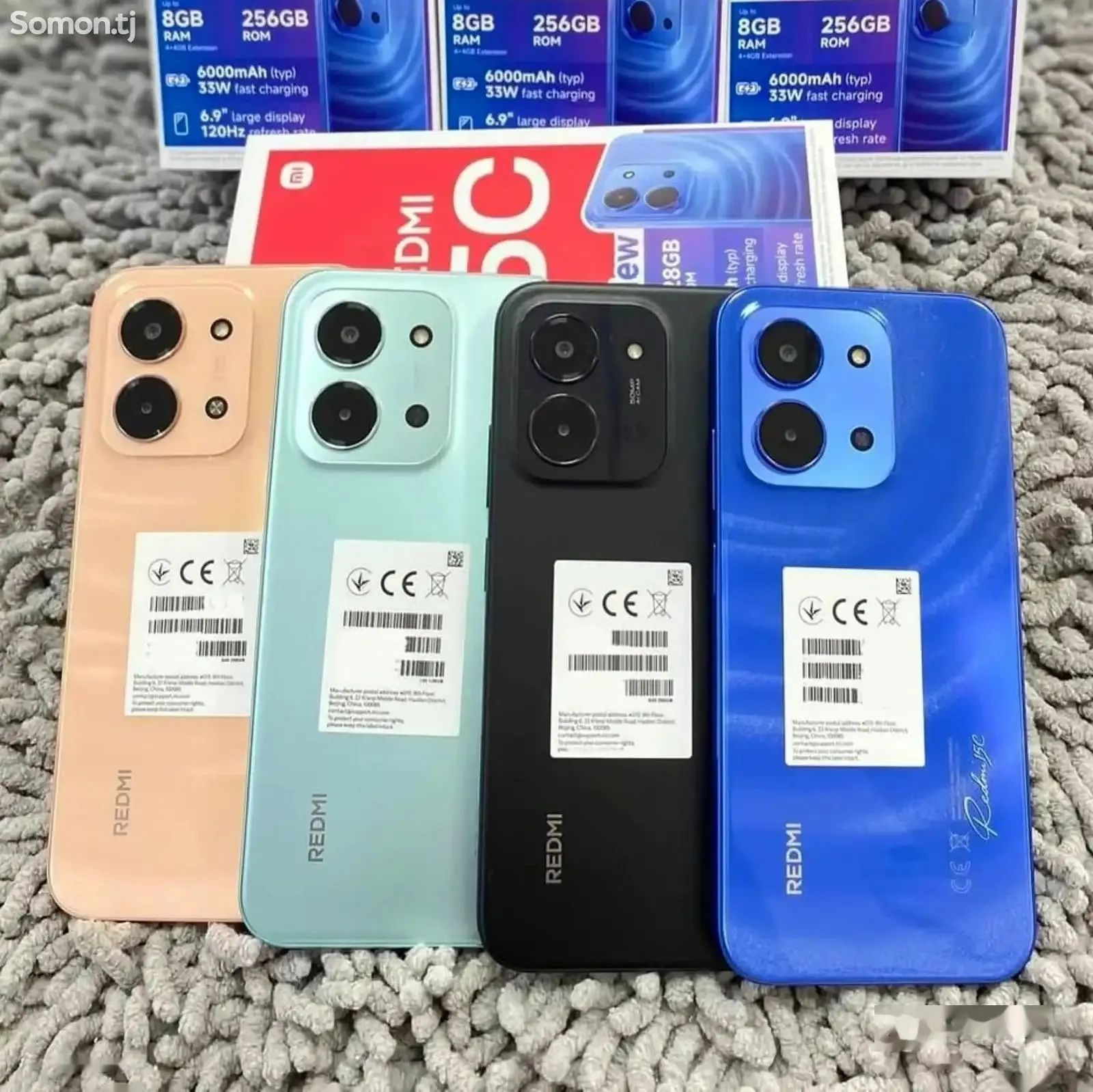 Xiaomi Redmi 15C 4/128Gb black 6000Мач