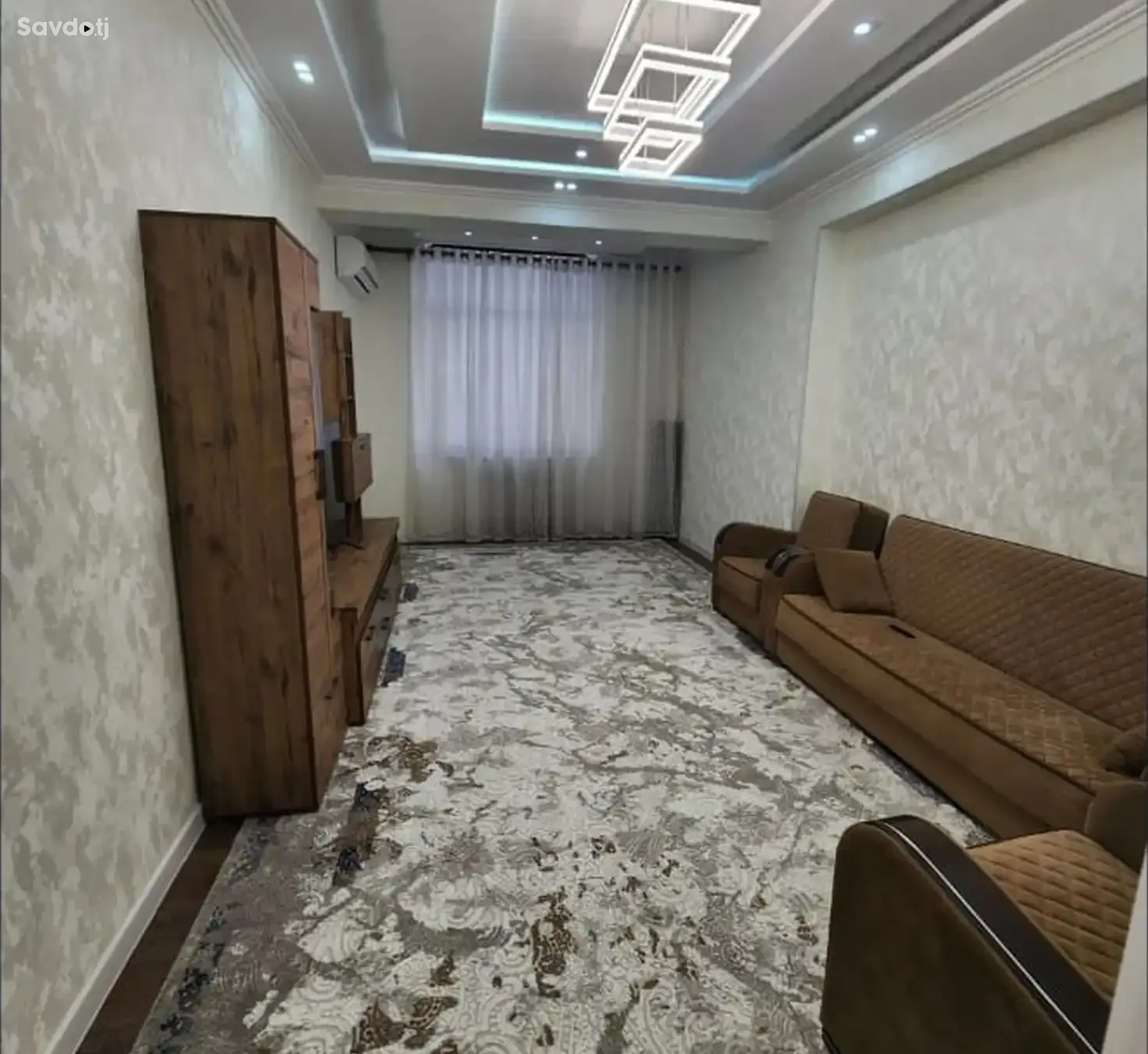 2-комн. квартира, 11 этаж, 78м², Сомони — фото 2