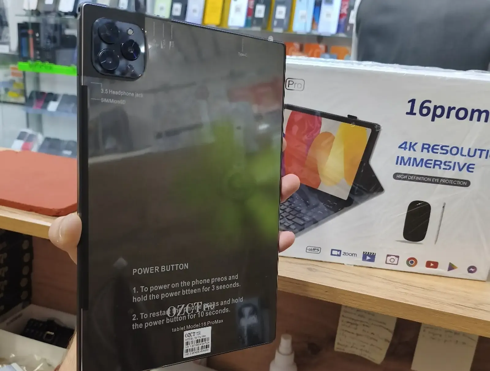 Планшет OZCT 16 Pro Max 2sim 16/512gb 8000мач