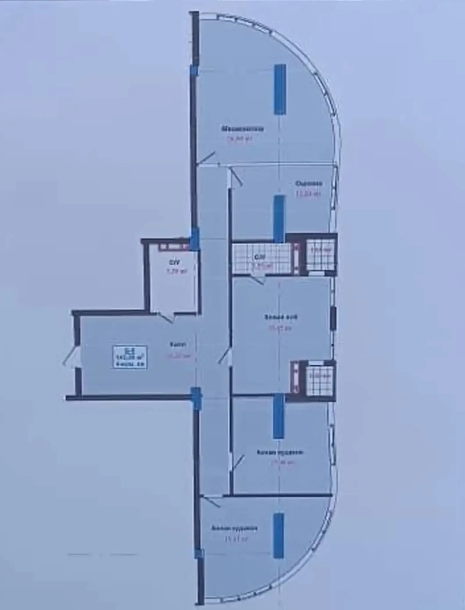 4-комн. квартира, 15 этаж, 153 м², Цирк, Набережная, Ёвар главной, ЖК Riviera Hill