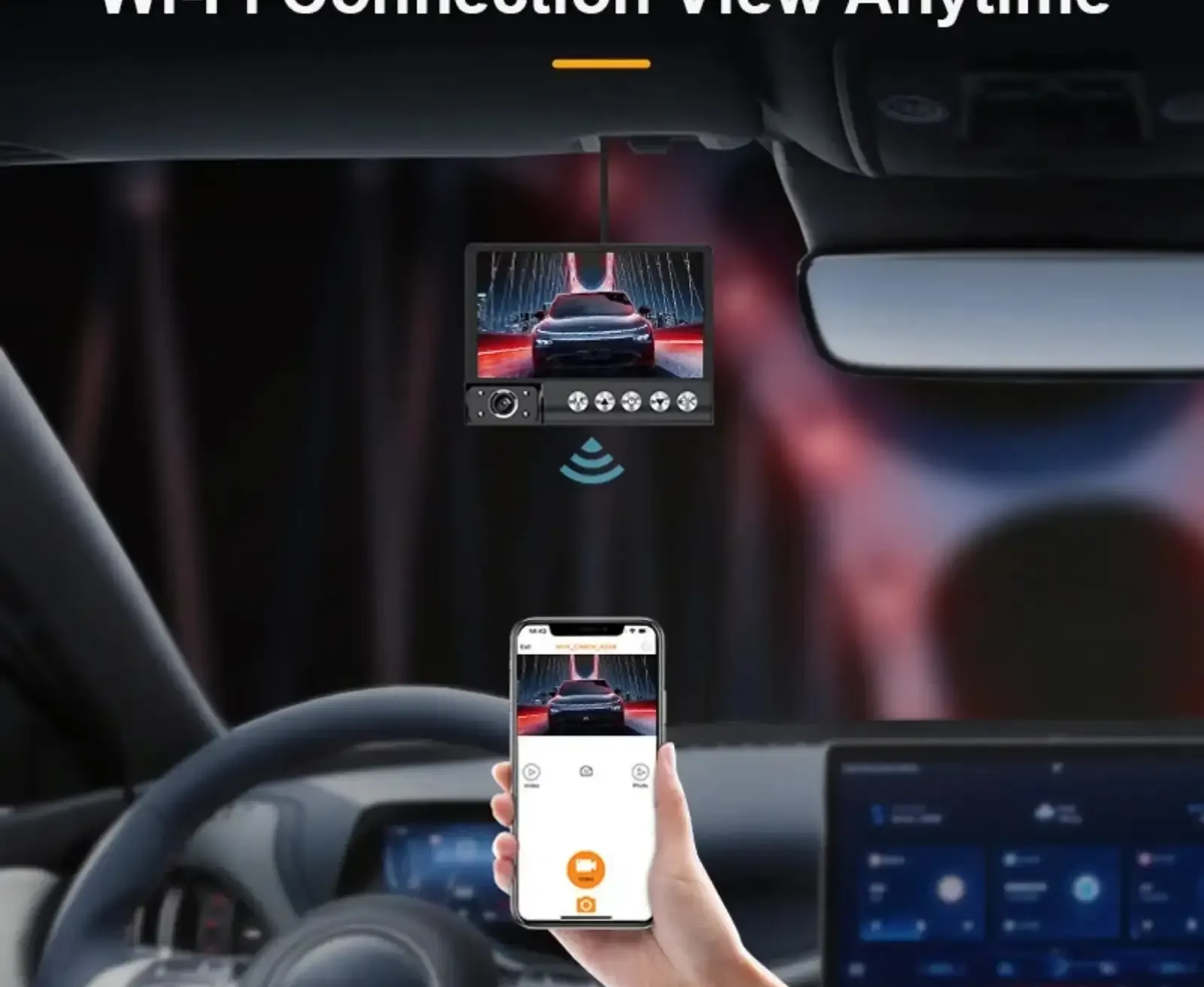 Видеорегистратор 3v1 WI-FI