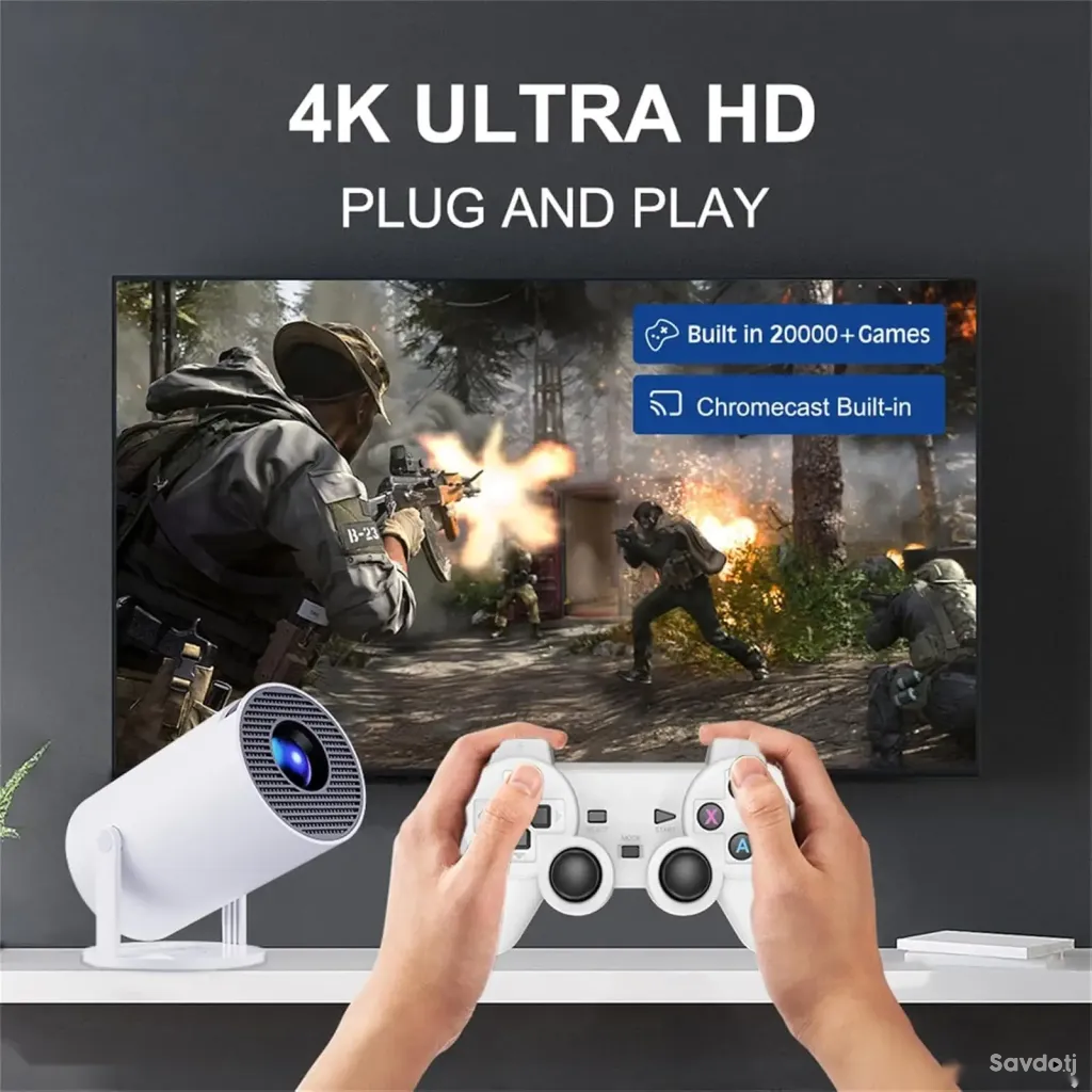 Проектор и Игровая Консоль Game Projector M300 MAX 2-в-1